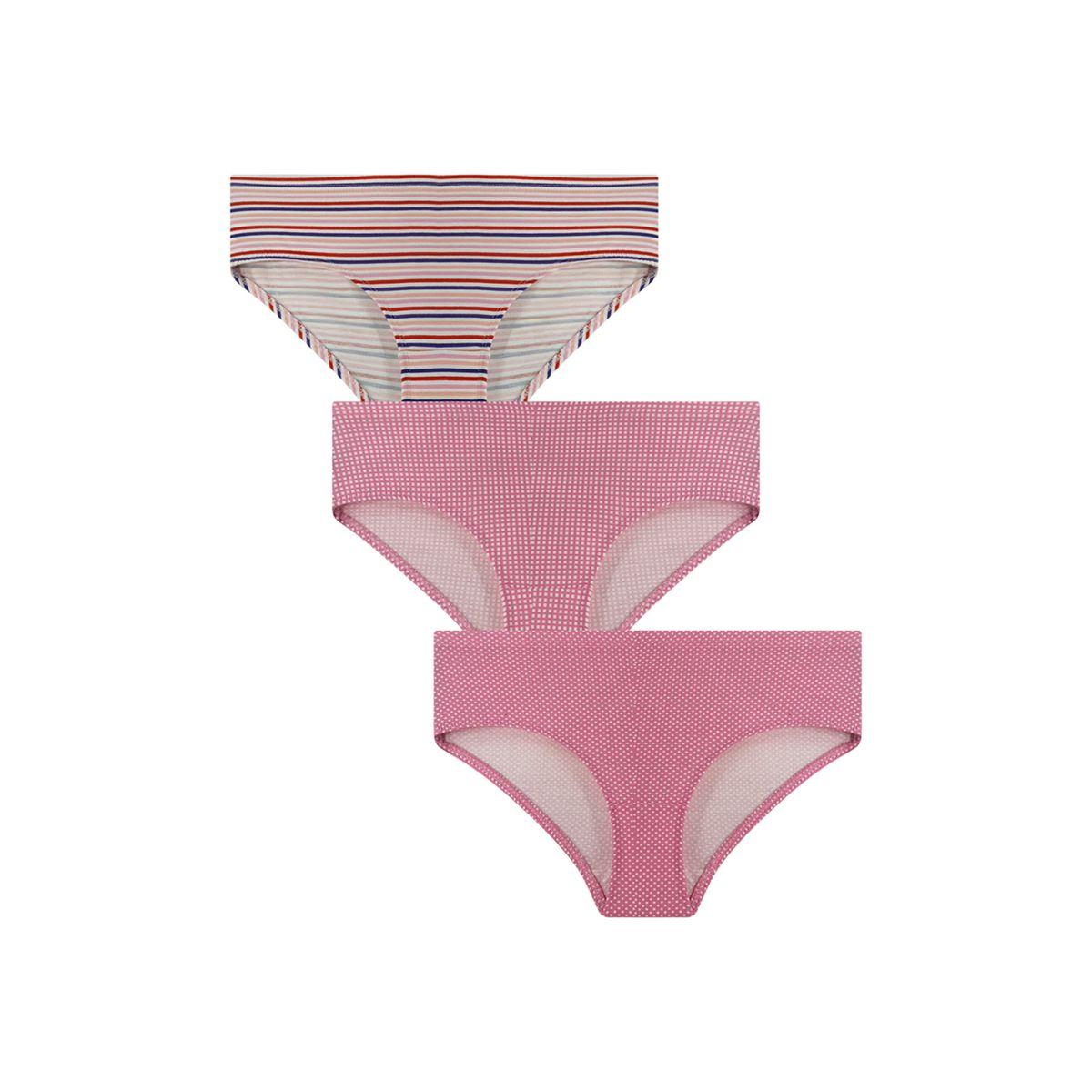 Clovia Pack of 3 - Printed Mid Rise Hipster Briefs with Inner Elastic-women-clothing-lingerie-panties-image-1