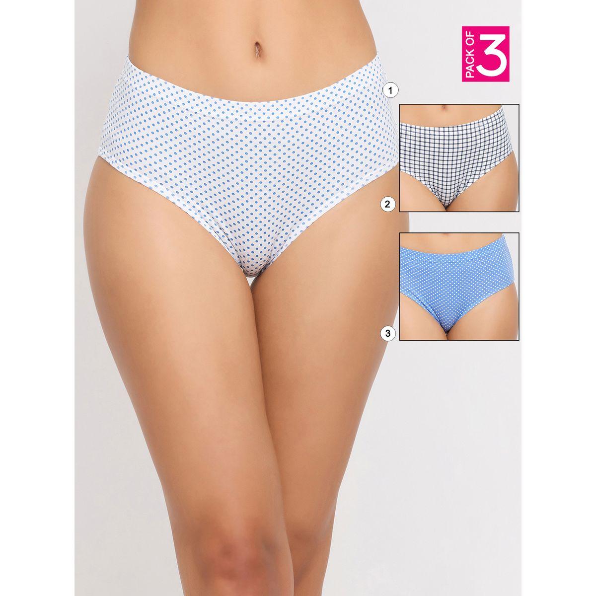Clovia Pack of 3 - Printed Hipster Panties with Inner Elastic-women-clothing-lingerie-panties-image-1