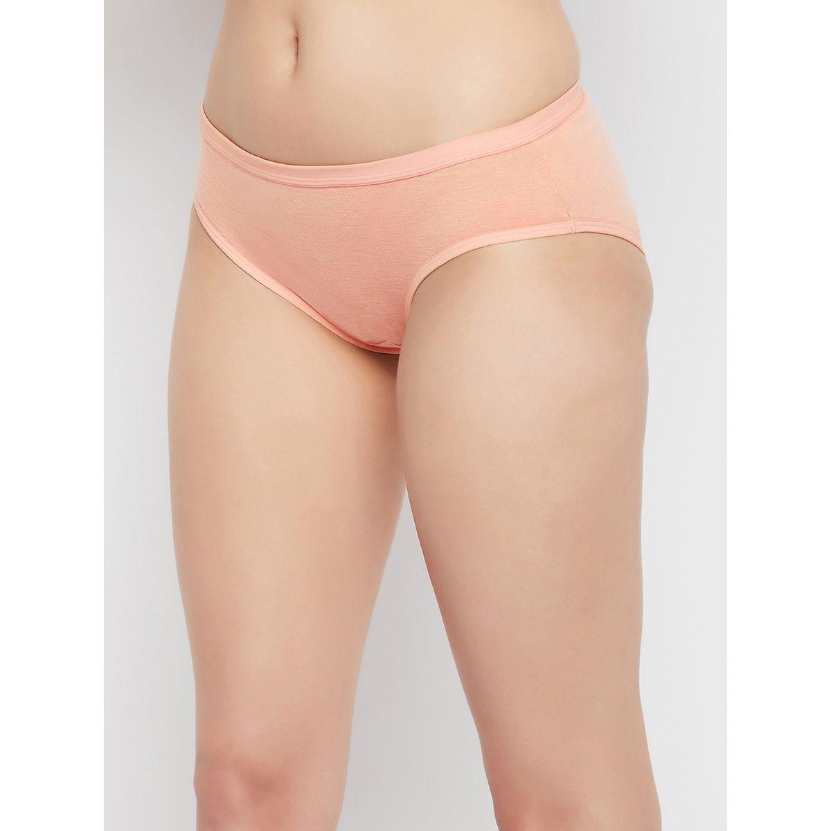 Clovia Pack of 3 - Melange Low Rise Cotton Bikini Briefs-women-clothing-lingerie-panties-image-5