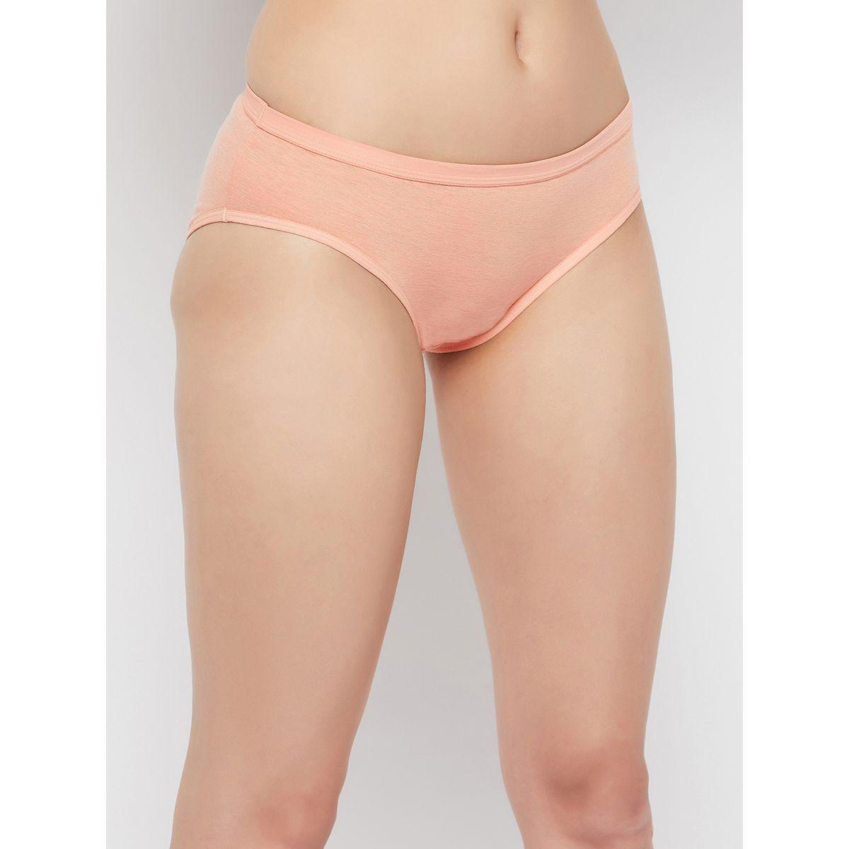 Clovia Pack of 3 - Melange Low Rise Cotton Bikini Briefs-women-clothing-lingerie-panties-image-6