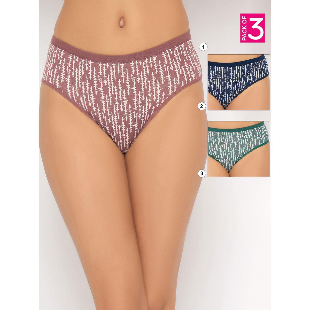 Clovia Pack of 3 - Printed Hipster Briefs-women-clothing-lingerie-panties-image-1
