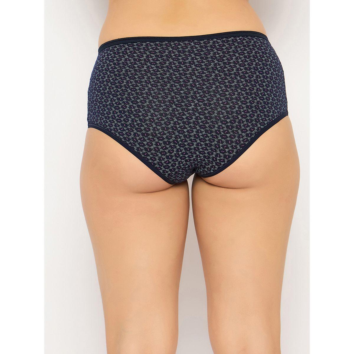 مجموعة من 3 - سروال داخلي مطبع بخصر عالي-women-clothing-lingerie-panties-image-6