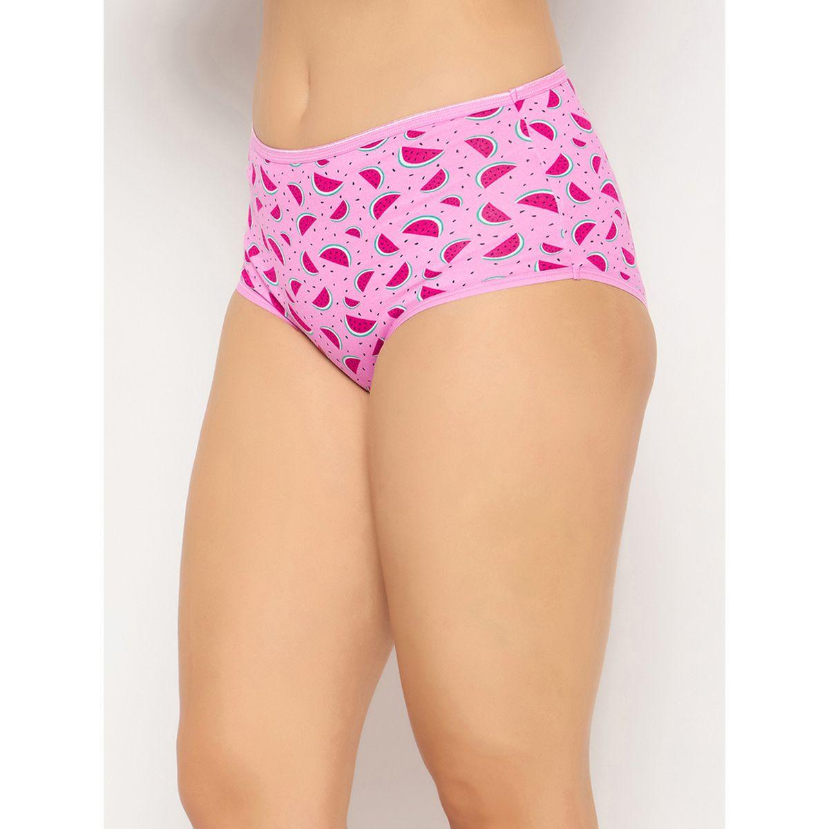 مجموعة من 3 - سروال داخلي بخصر عالي-women-clothing-lingerie-panties-image-4