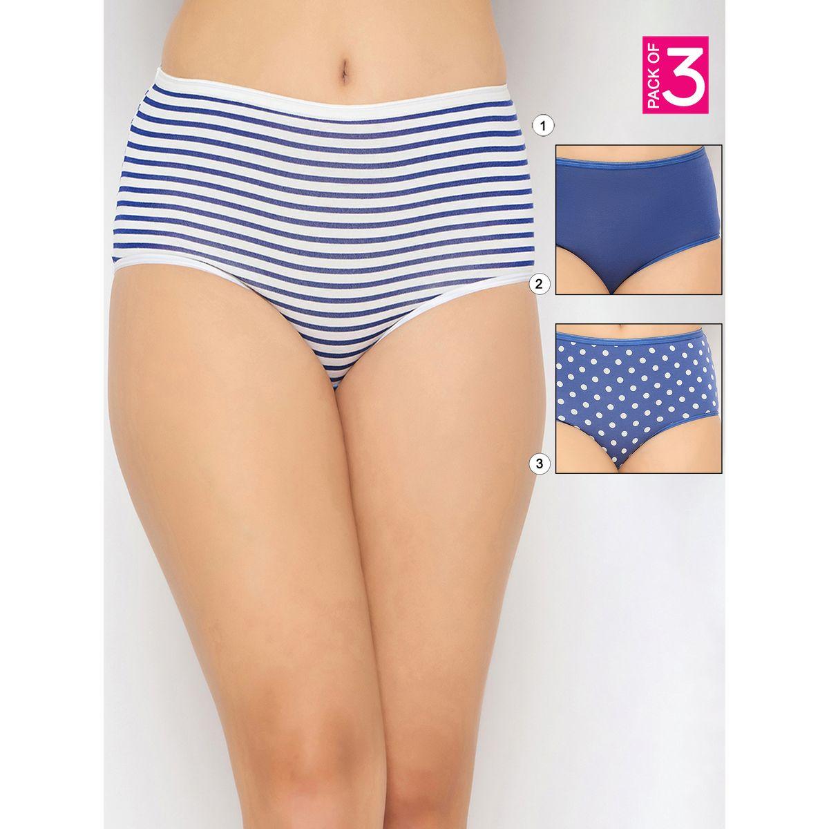 Clovia Set of 3 - High Rise Printed Hipster Panties-women-clothing-lingerie-panties-image-1