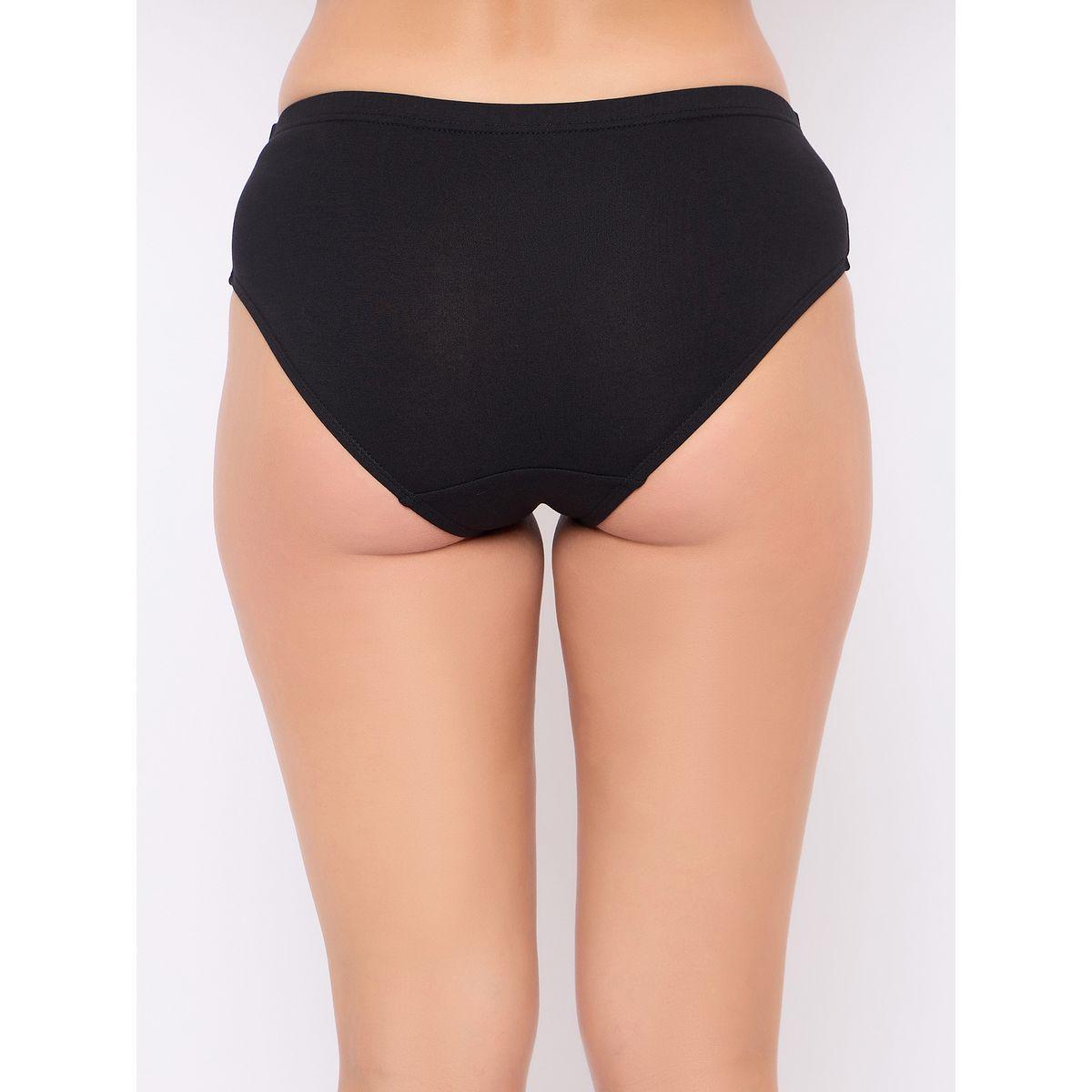 Clovia Set of 5 - Mid Rise Hipster Panties with Inner Elastic-women-clothing-lingerie-panties-image-2
