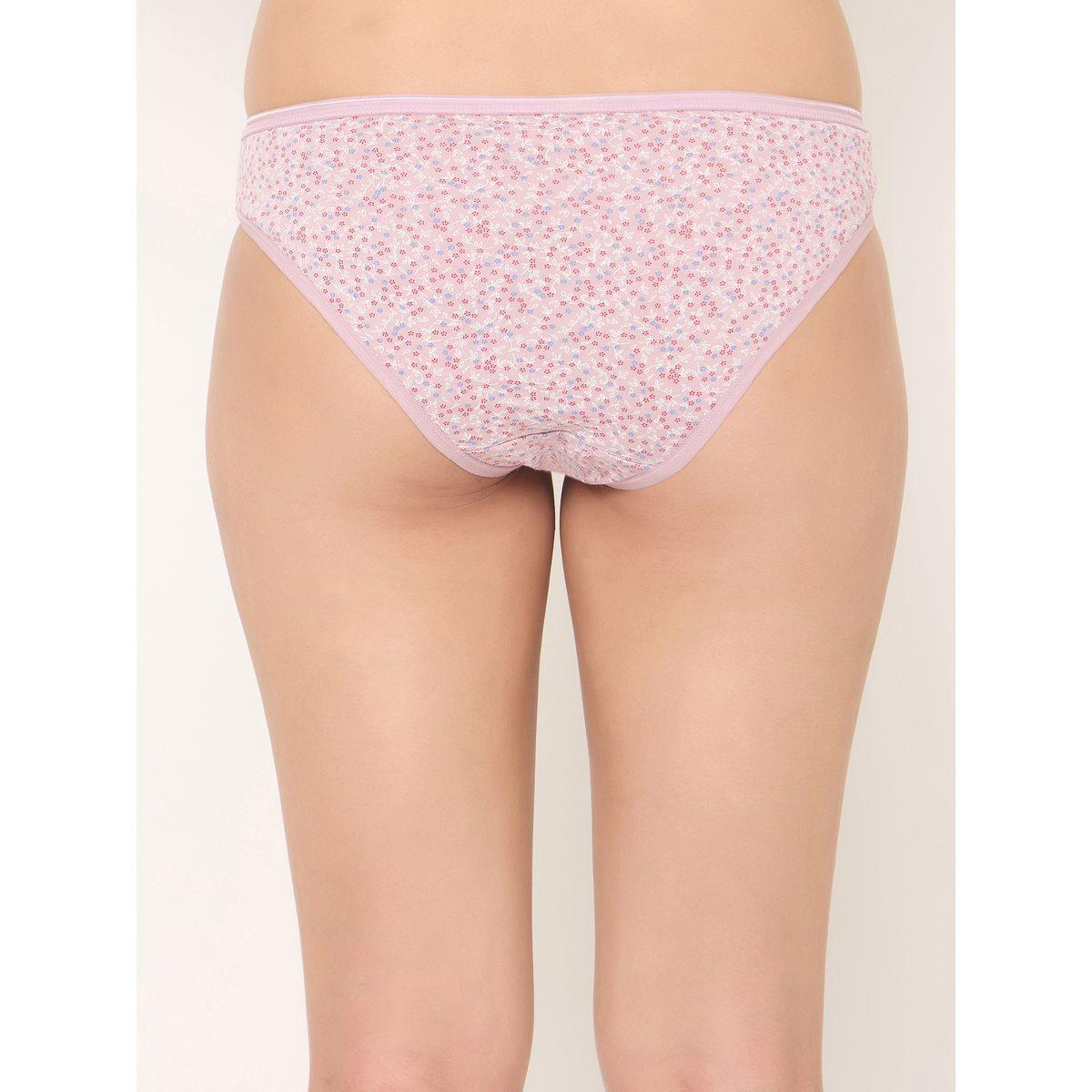 Clovia Set of 3 - Low Rise Floral Print Bikini Panties-women-clothing-lingerie-panties-image-4