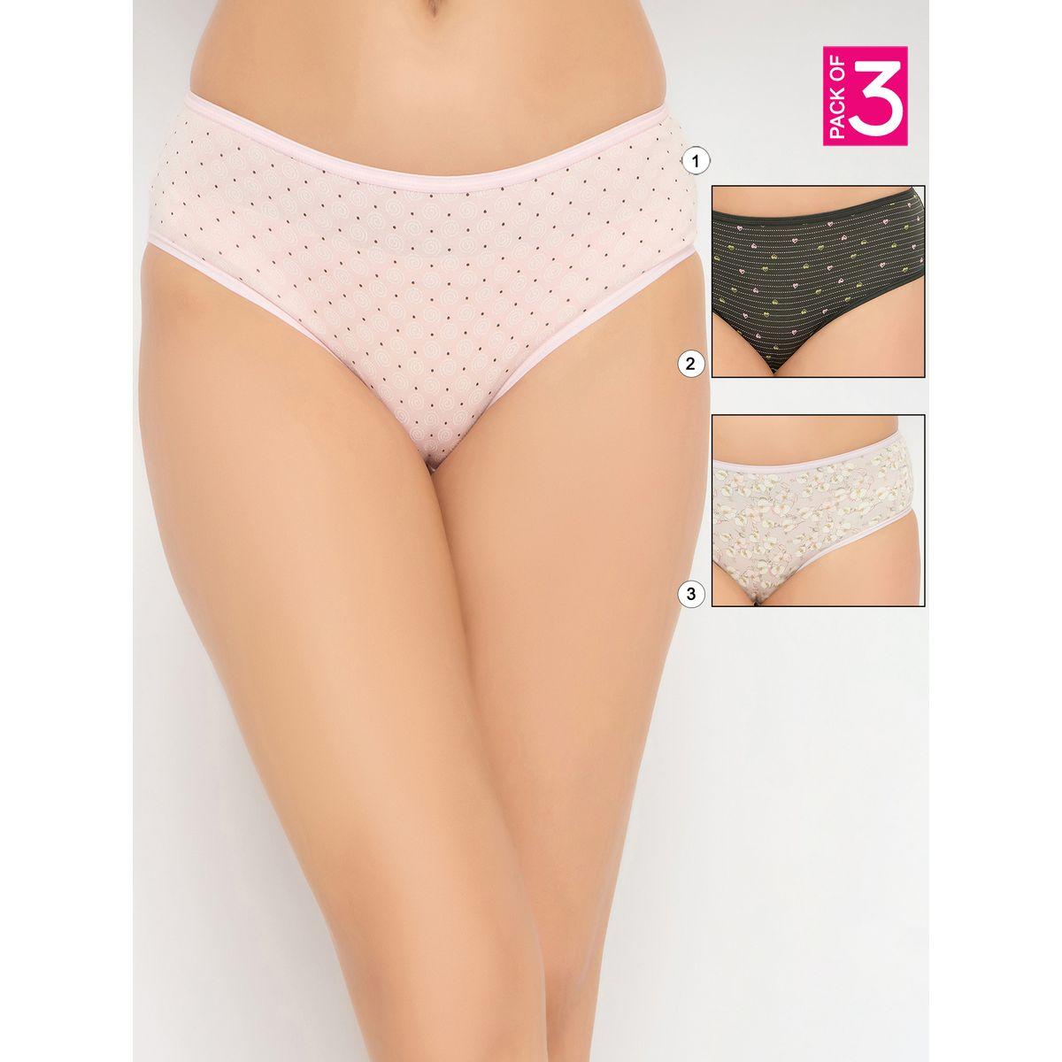 Clovia Pack of 3 - Printed Hipster Briefs-women-clothing-lingerie-panties-image-1