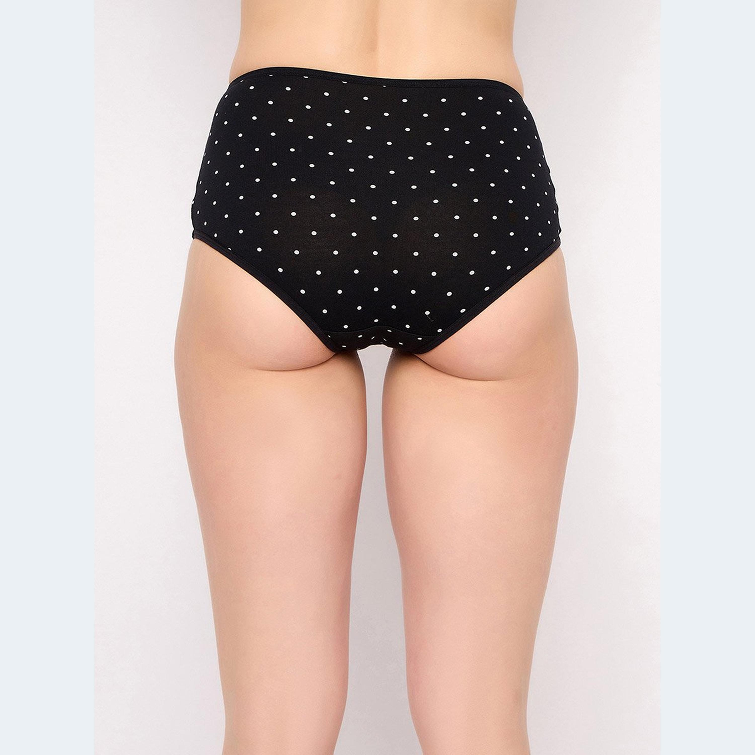 كلوفيا- طقم 3 قطع - سراويل داخلية مخططة عالية الخصر-women-clothing-lingerie-panties-image-2