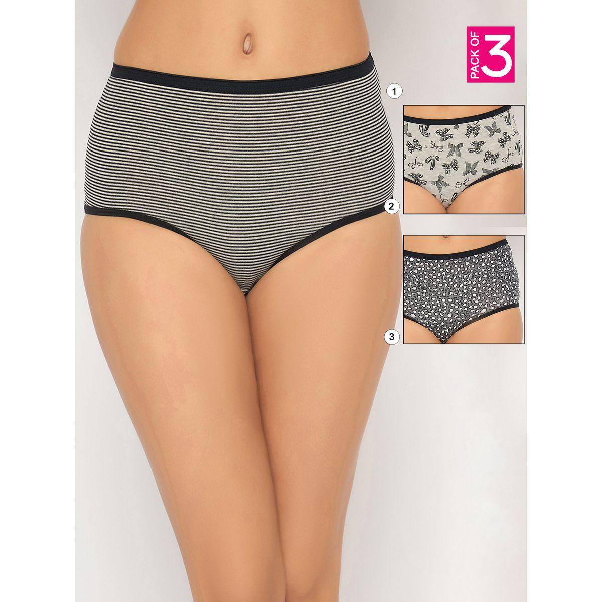 Clovia Pack of 3 - Printed Hipster Briefs-women-clothing-lingerie-panties-image-1