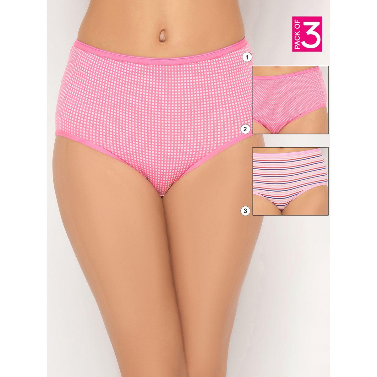 Clovia Set of 3 - High Rise Printed Hipster Panties-women-clothing-lingerie-panties-image-1