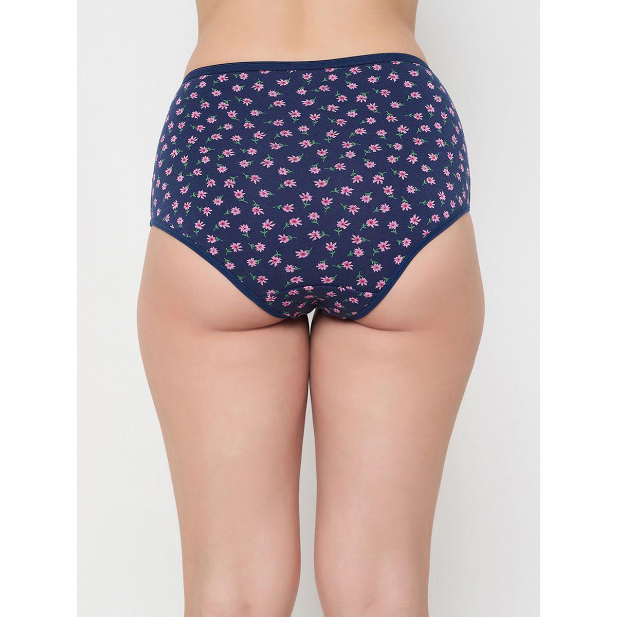 Clovia Pack of 3 - High Rise Printed Hipster Briefs-women-clothing-lingerie-panties-image-2