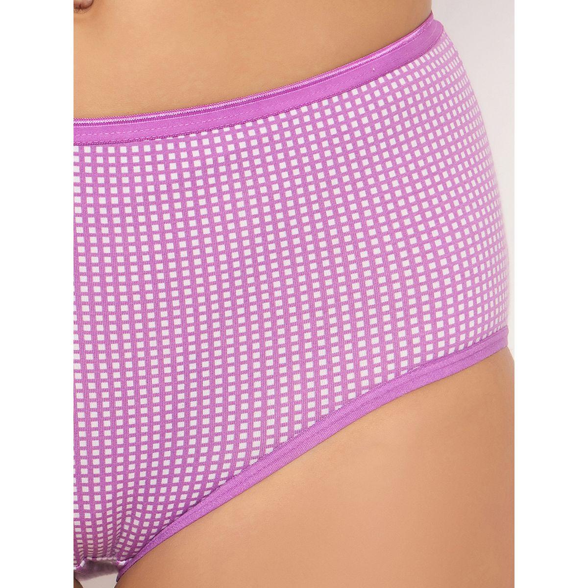 مجموعة من 3 - سروال داخلي مطبع بخصر عالي-women-clothing-lingerie-panties-image-2