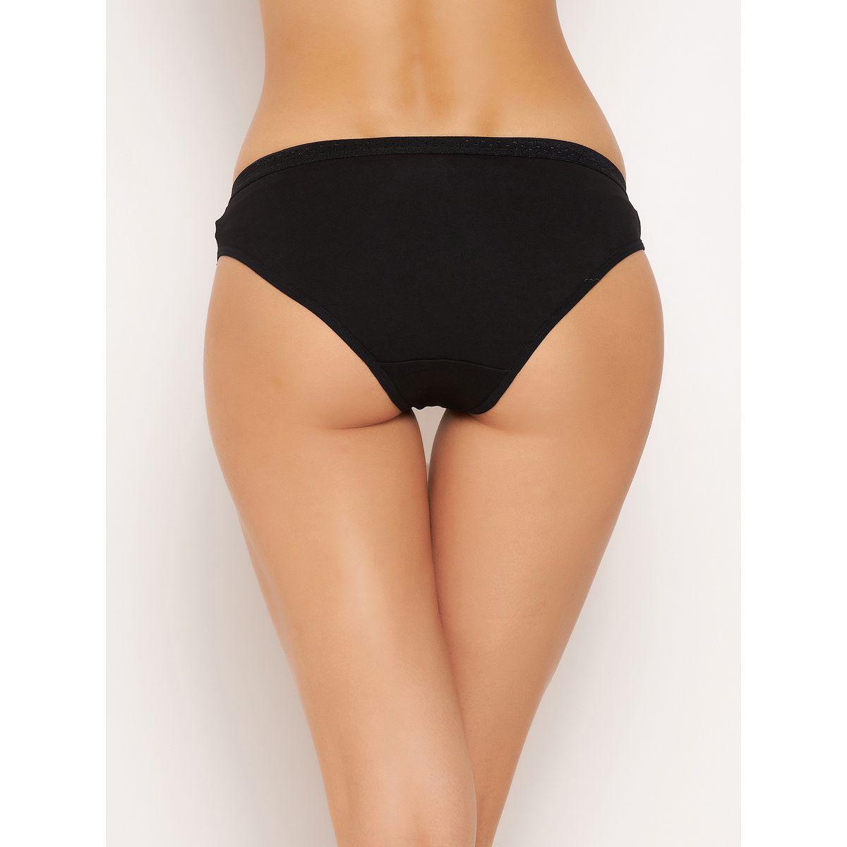 Clovia Pack of 3 - Solid Low Waist Bikini Briefs-women-clothing-lingerie-panties-image-2