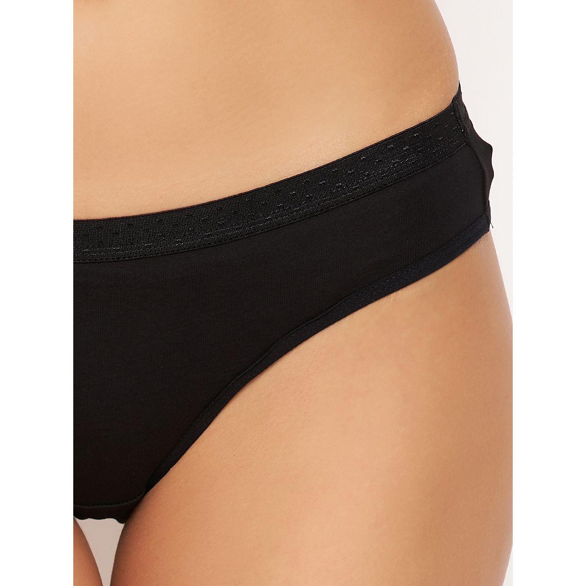 Clovia Pack of 3 - Solid Low Waist Bikini Briefs-women-clothing-lingerie-panties-image-3