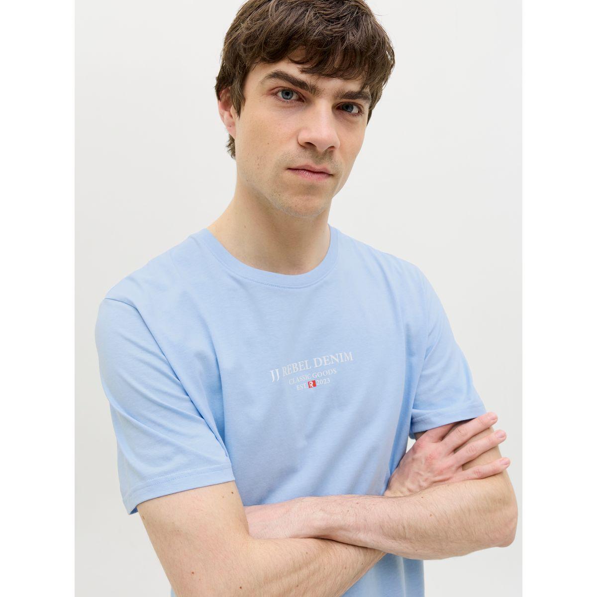 تيشيرت بطبعة كتابة وأكمام قصيرة-men-clothing-tshirtsandpolos-tshirts-image-2