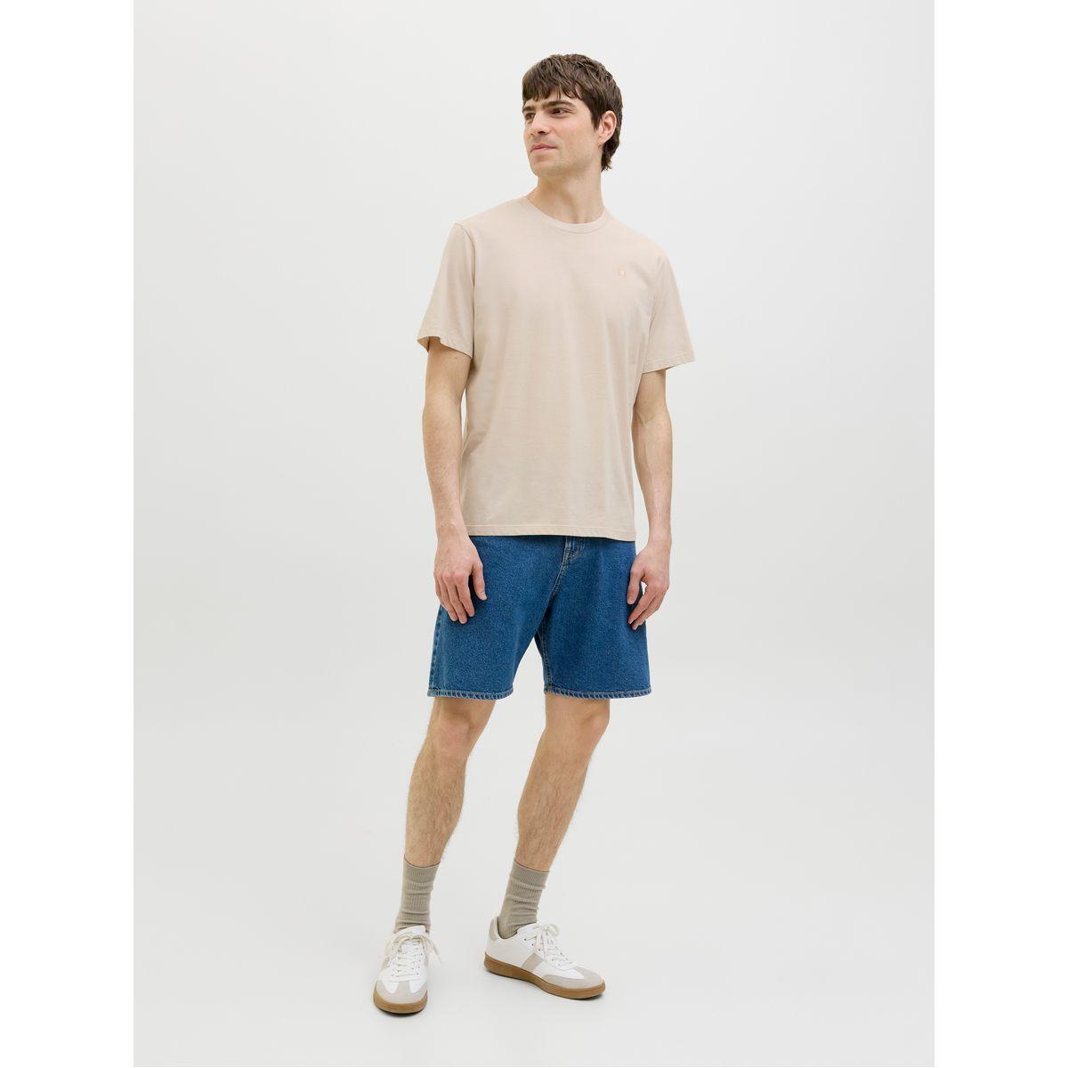 تيشيرت بطبعة شعار الماركة مع أكمام قصيرة-men-clothing-tshirtsandpolos-tshirts-image-3