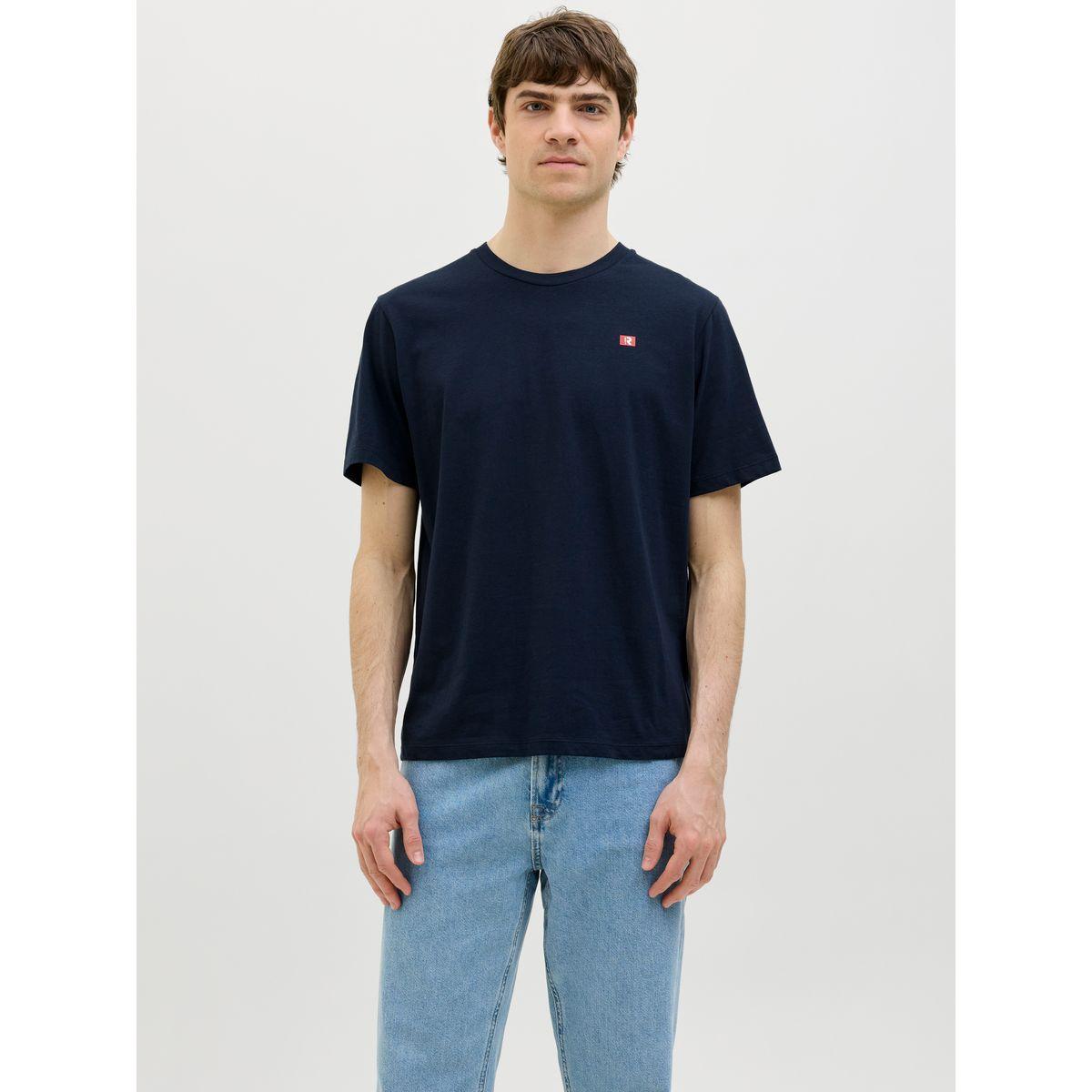 تيشيرت بطبعة شعار الماركة مع أكمام قصيرة-men-clothing-tshirtsandpolos-tshirts-image-1