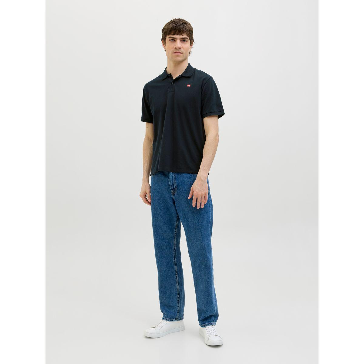 تيشيرت بولو بطبعة شعار الماركة وأكمام قصيرة-men-clothing-tshirtsandpolos-polos-image-2