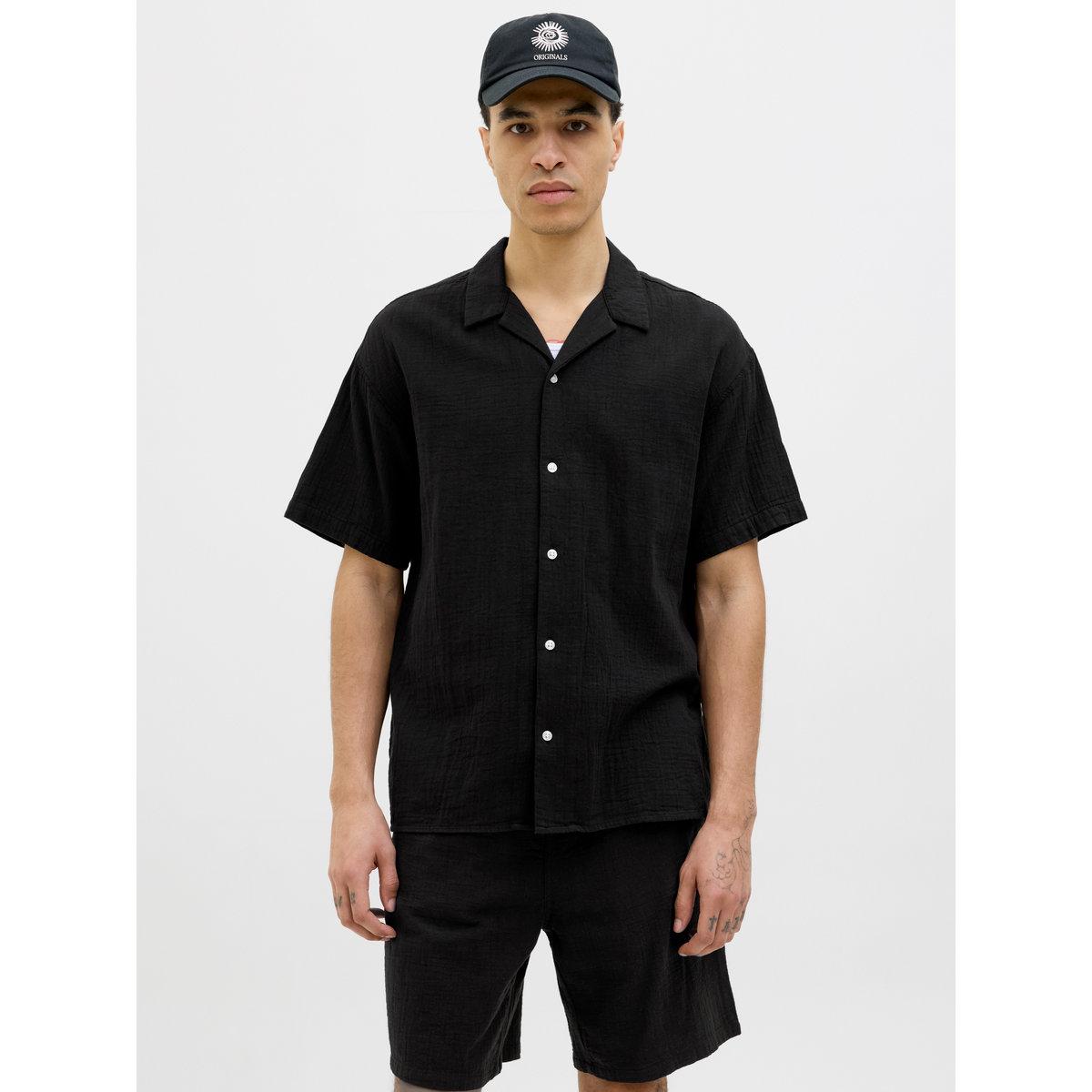 قميص بأكمام قصيرة وقصة عادية-men-clothing-shirts-image-2