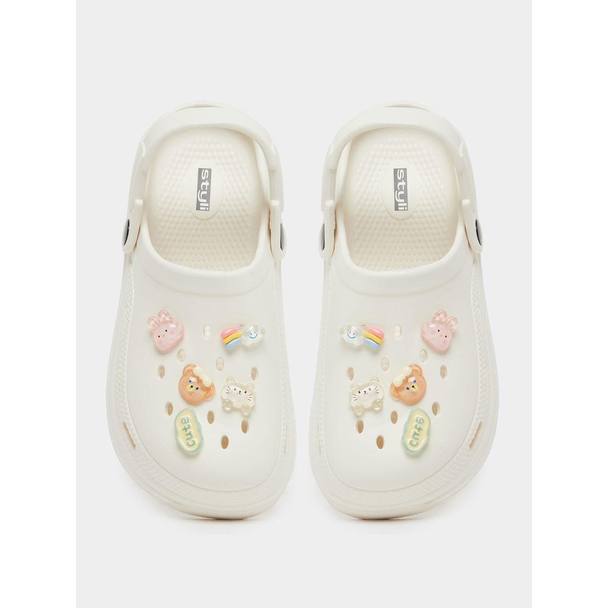 Styli Jibbitz Charms Round Toe Clogs-women-shoes-flipflopsandslides-image-5