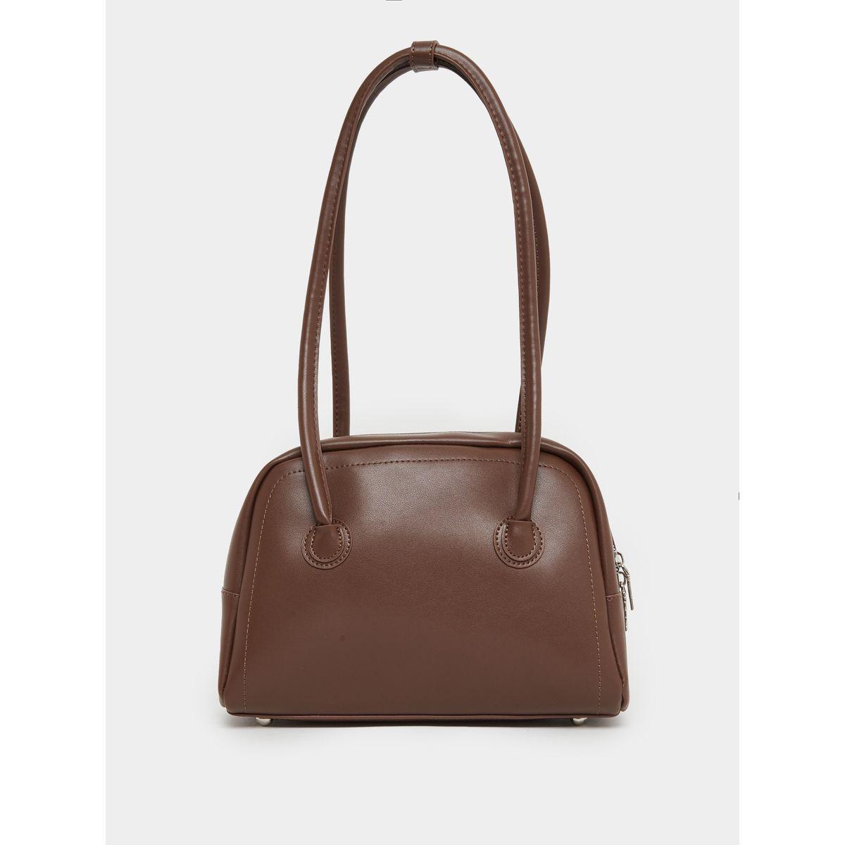 Styli Brown Long Strap Shoulder Bag with Mini Purse-women-bagsandwallets-handbags-image-2