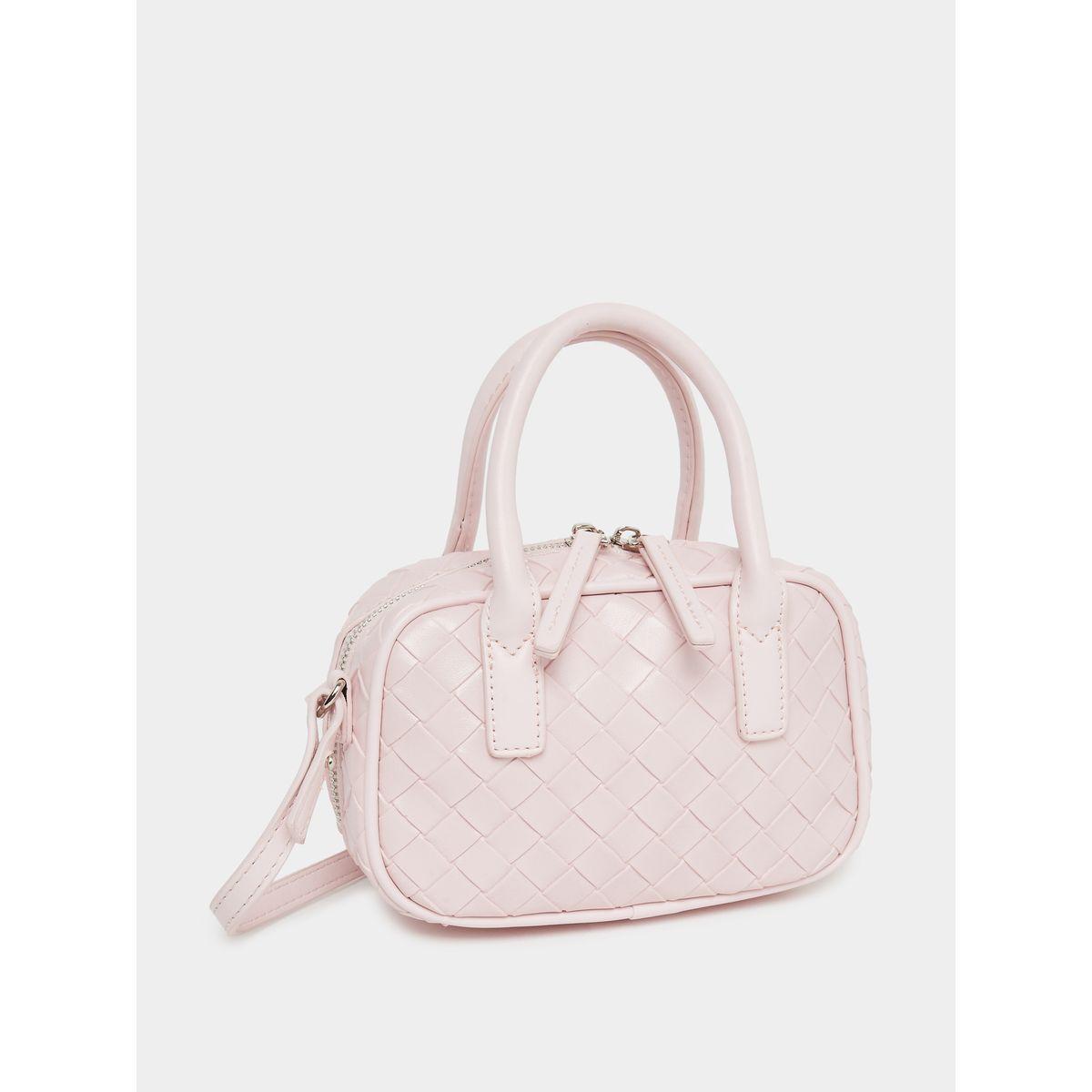 شنطة صغيرة بتفاصيل بارزة الملمس ومقبضين يد-women-bagsandwallets-handbags-image-1