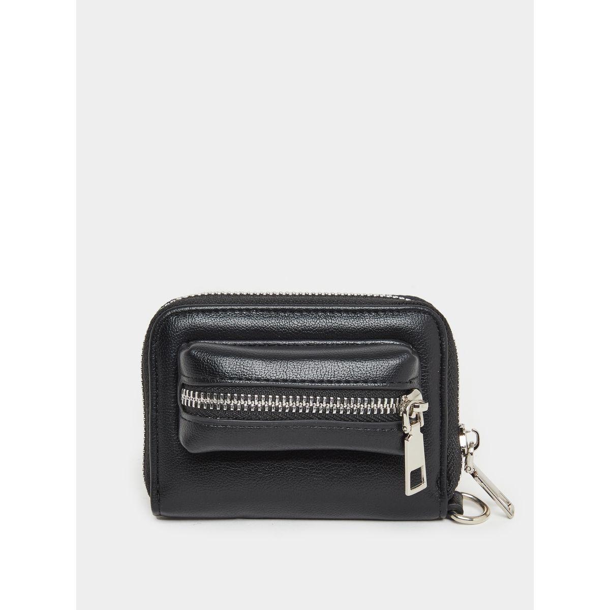 Styli Black Long Strap Zip Pocket Bum Bag-women-bagsandwallets-handbags-image-1