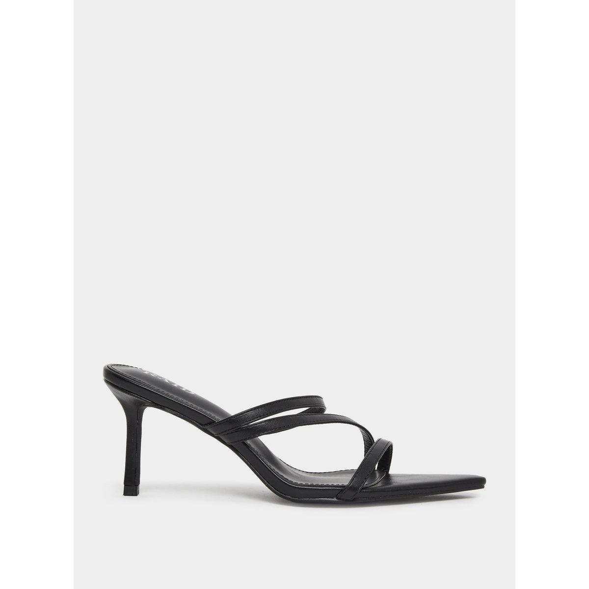 Raid Tosca Black Strappy Sandals-women-shoes-heels-image-1