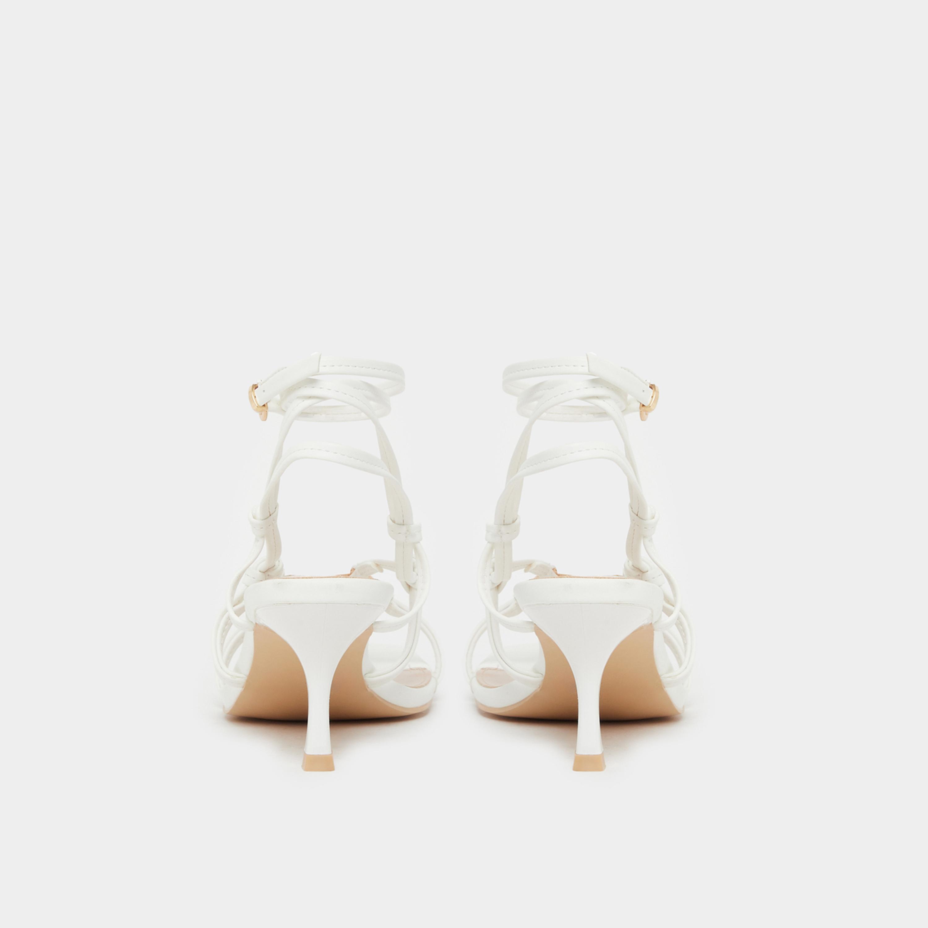 Raid Danika Knot Tie-Up Sandals with Ring Detail-women-shoes-sandals-heeled-image-5