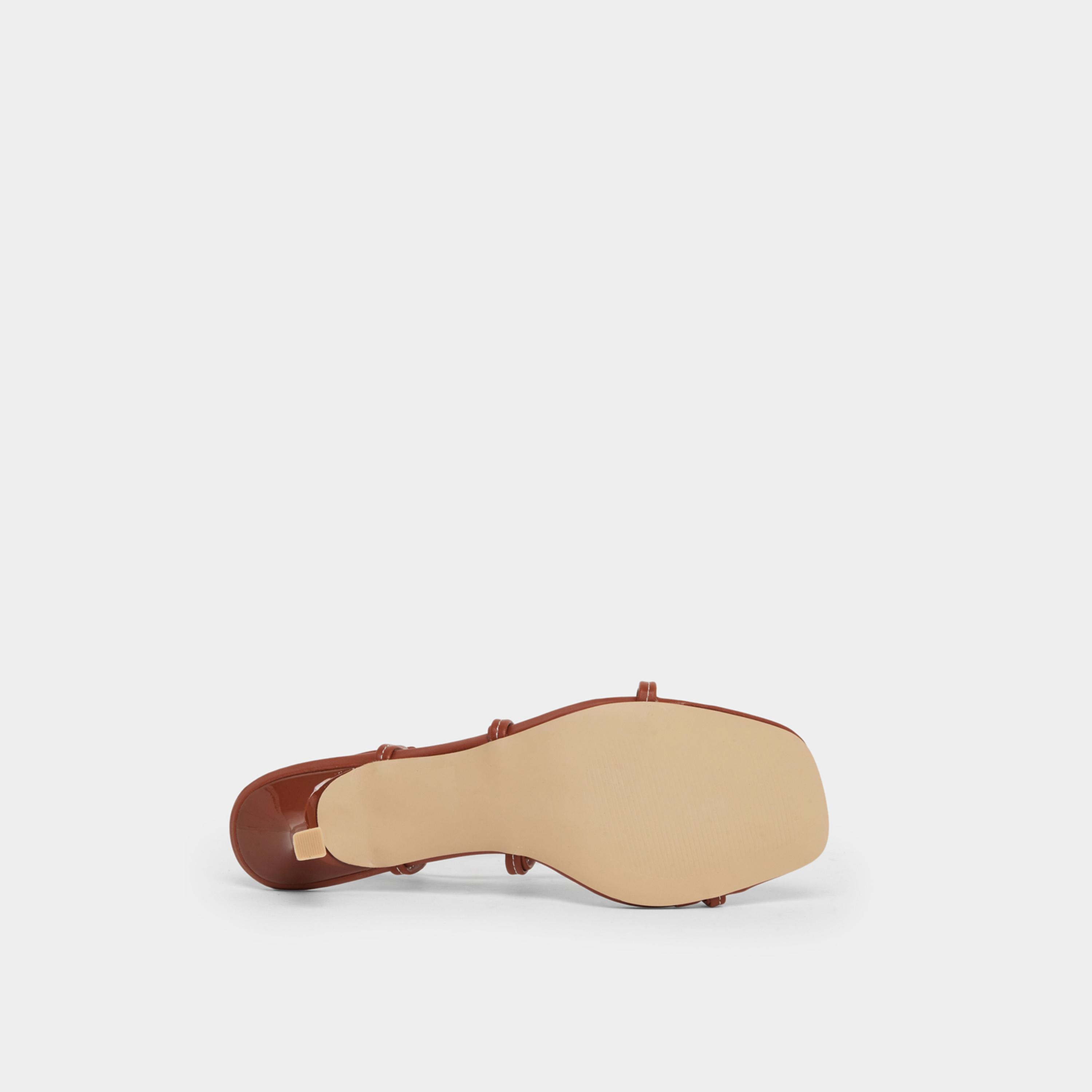 Raid Danika Knot Tie-Up Sandals with Ring Detail-women-shoes-sandals-heeled-image-6