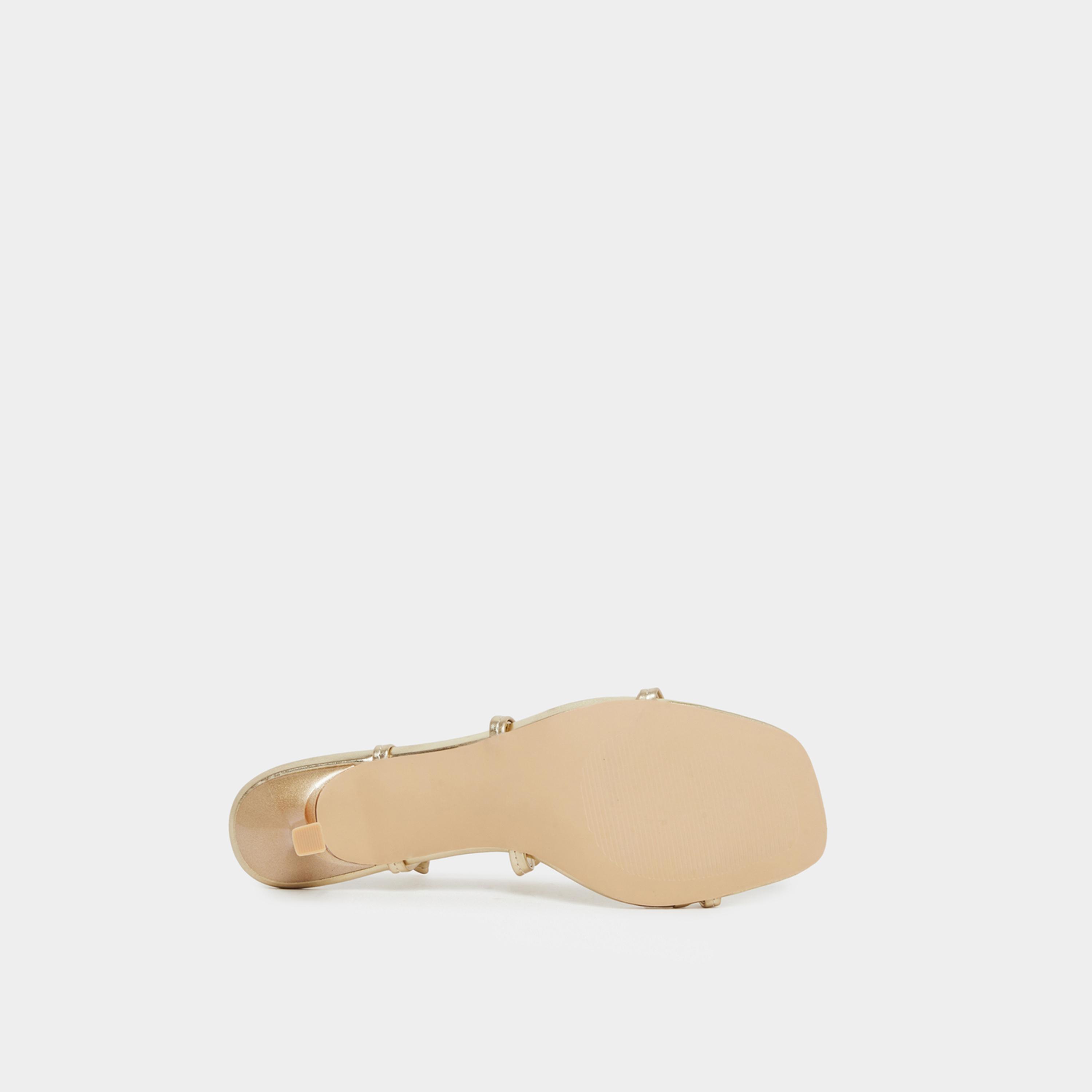 Raid Danika Knot Tie-Up Sandals with Ring Detail-women-shoes-sandals-heeled-image-6