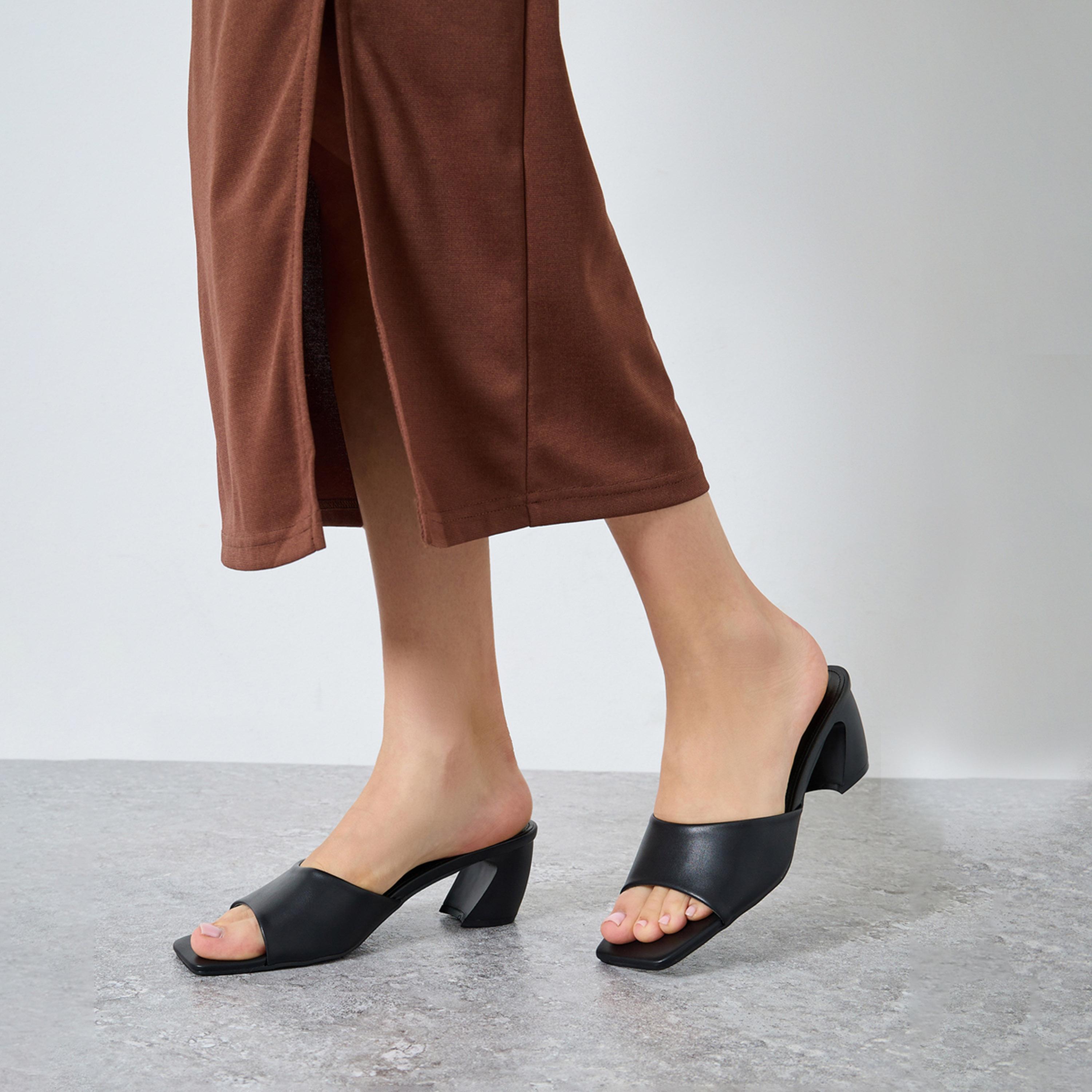 Raid Saanvi Block Heel Mules-women-shoes-heels-image-2