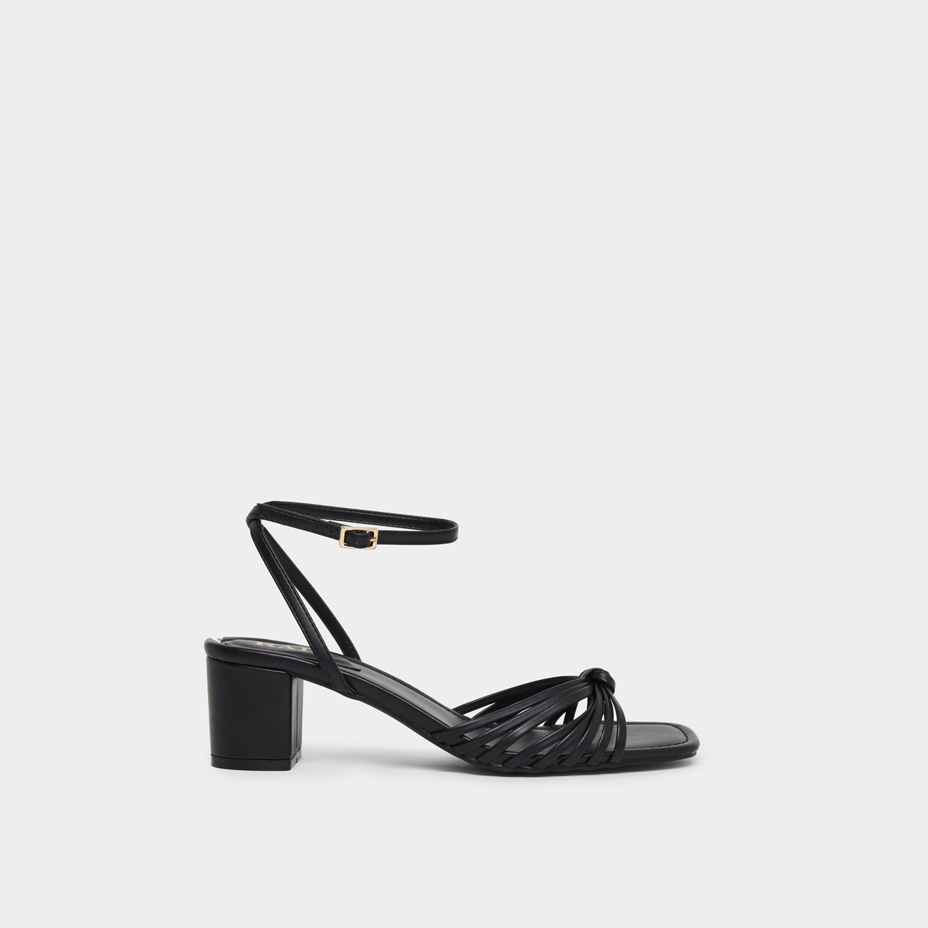 Raid Aanvi Strappy Knotted Block Heel Sandals-women-shoes-sandals-heeled-image-2