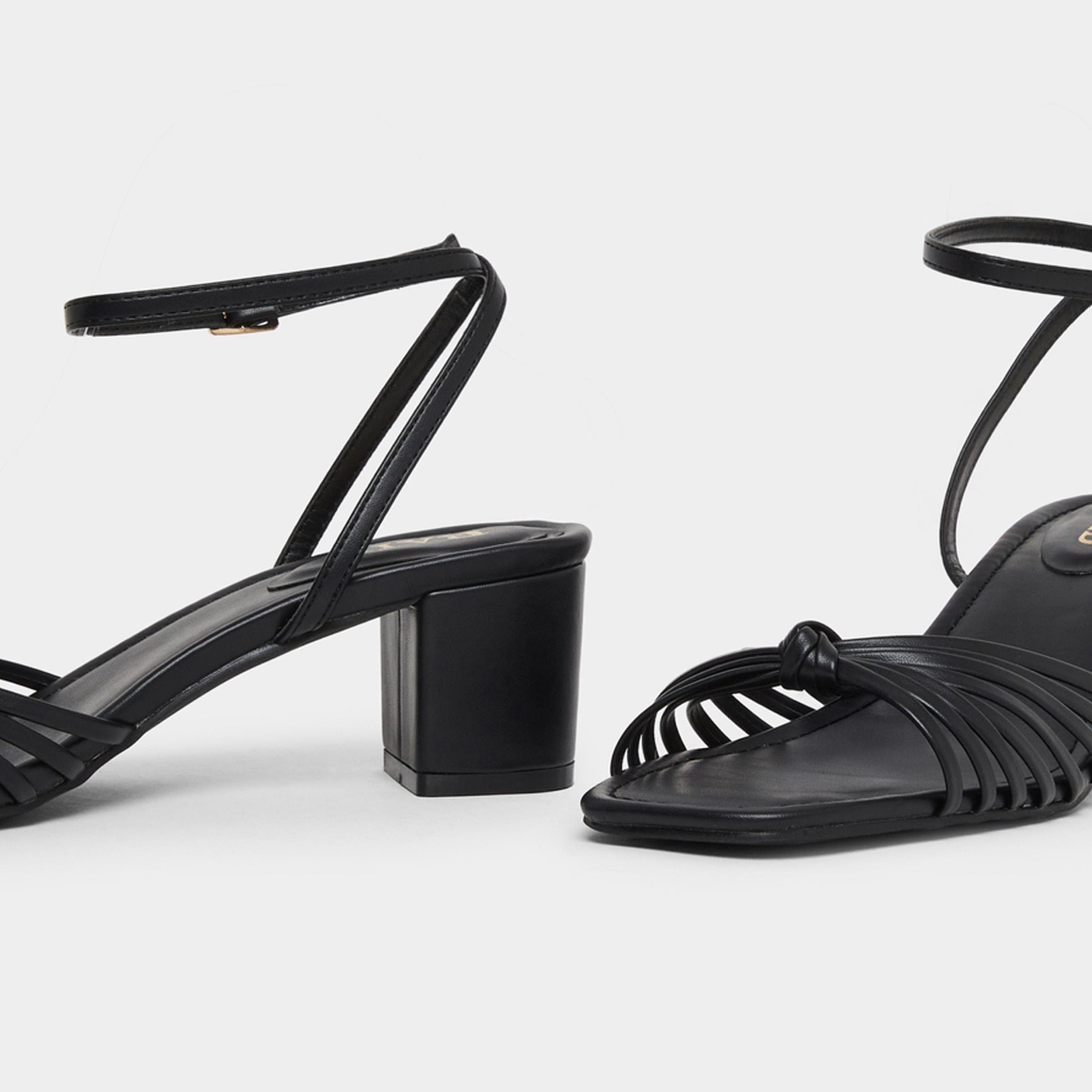 Raid Aanvi Strappy Knotted Block Heel Sandals-women-shoes-sandals-heeled-image-4