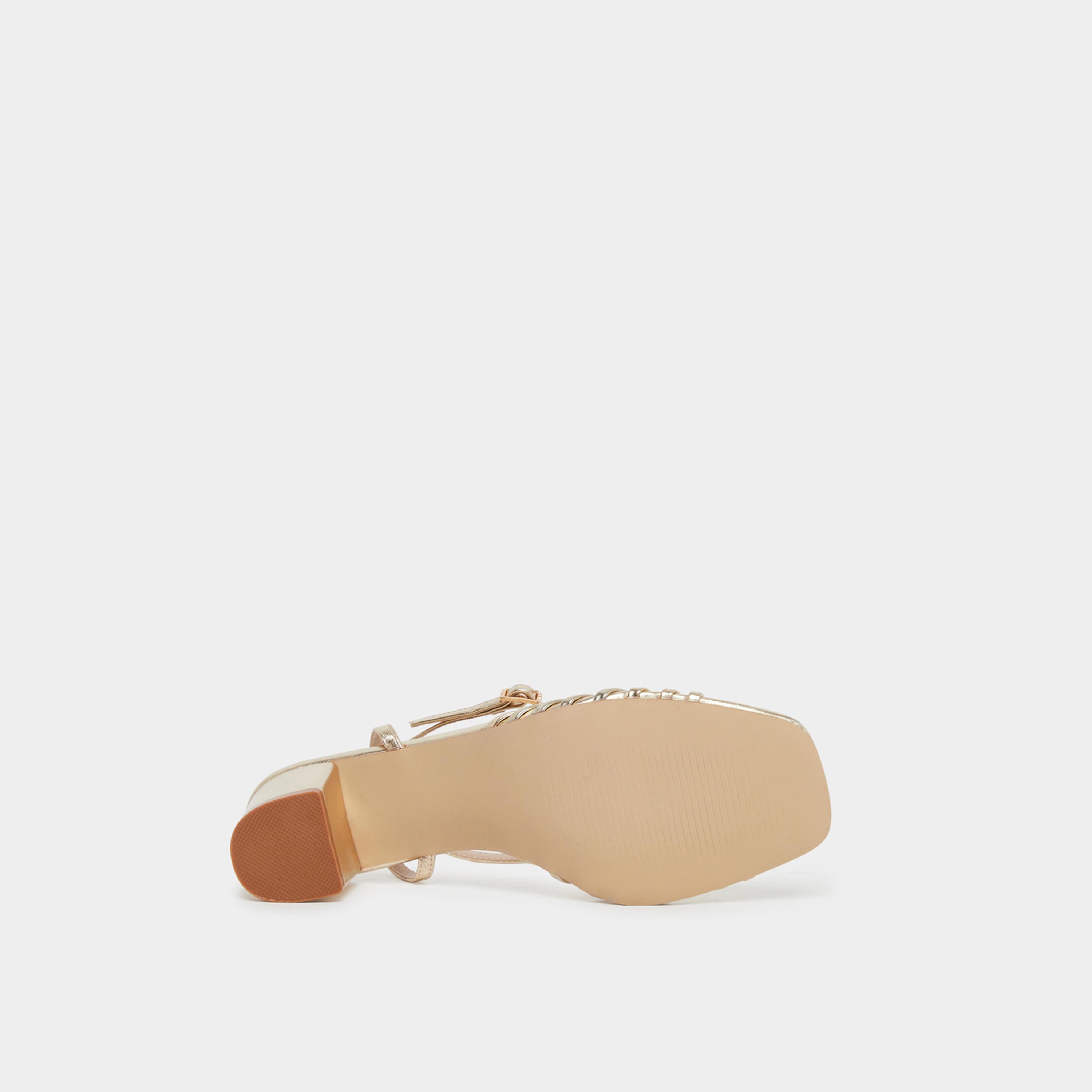Raid Aanvi Strappy Knotted Block Heel Sandals-women-shoes-sandals-heeled-image-6