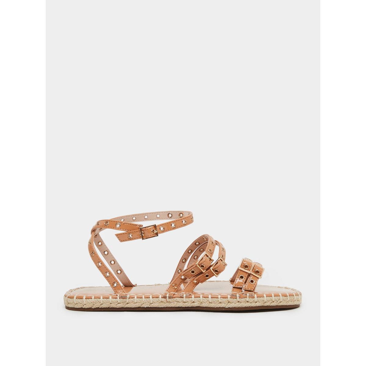 حذاء إسبادريل بتفاصيل سيور-women-shoes-sandals-flats-image-2
