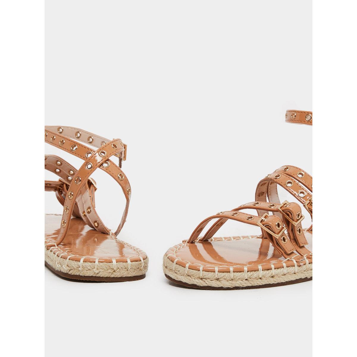 حذاء إسبادريل بتفاصيل سيور-women-shoes-sandals-flats-image-4