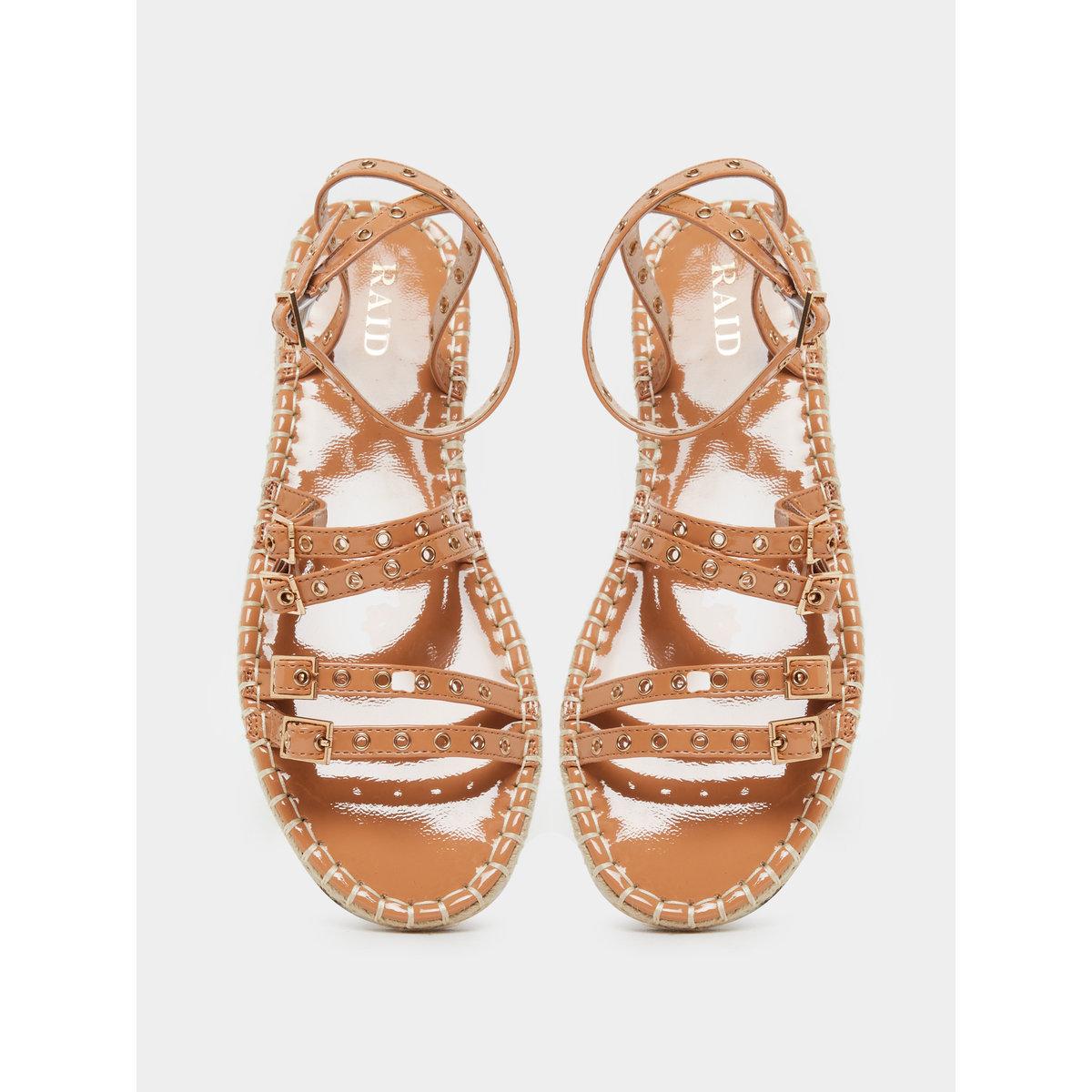 حذاء إسبادريل بتفاصيل سيور-women-shoes-sandals-flats-image-6