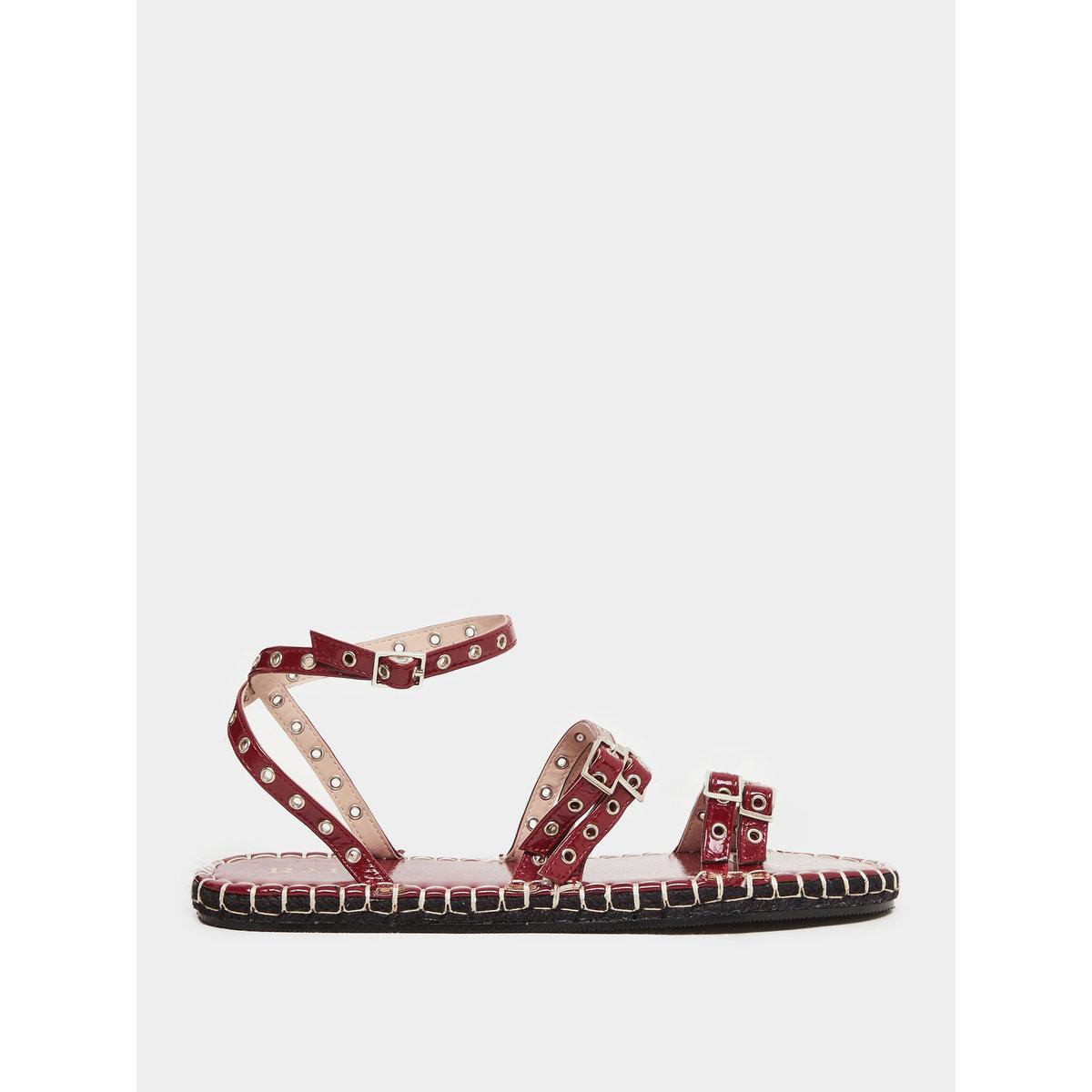 Raid Tanya Strappy Eyelet Flat Espadrilles-women-shoes-sandals-flats-image-2