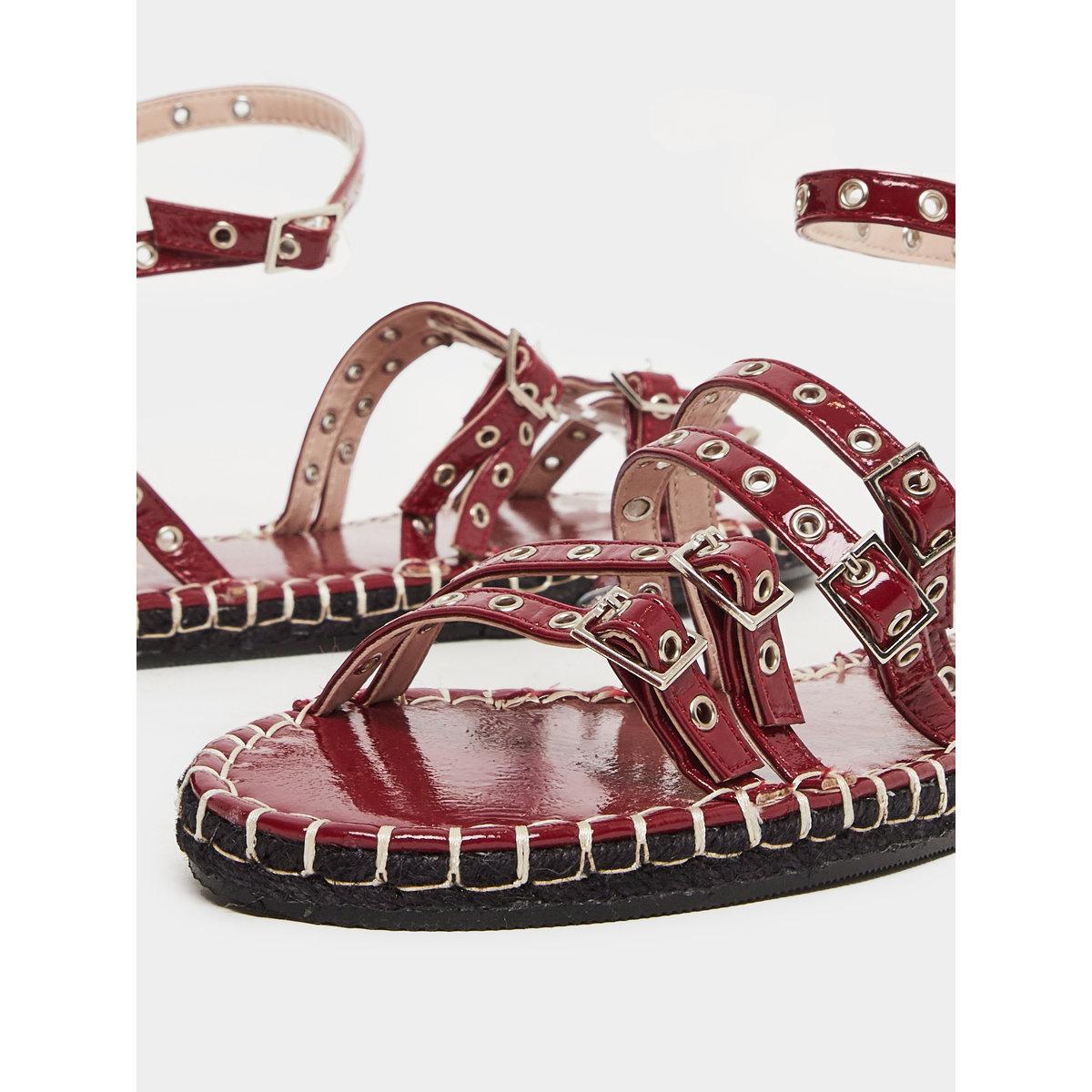 حذاء إسبادريل بتفاصيل سيور-women-shoes-sandals-flats-image-4
