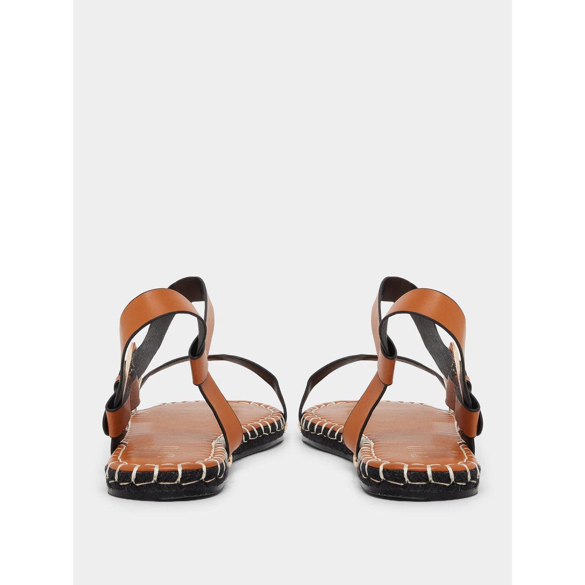 Raid Bambie Brown Ankle Strap Flat Espadrilles-women-shoes-sandals-flats-image-4