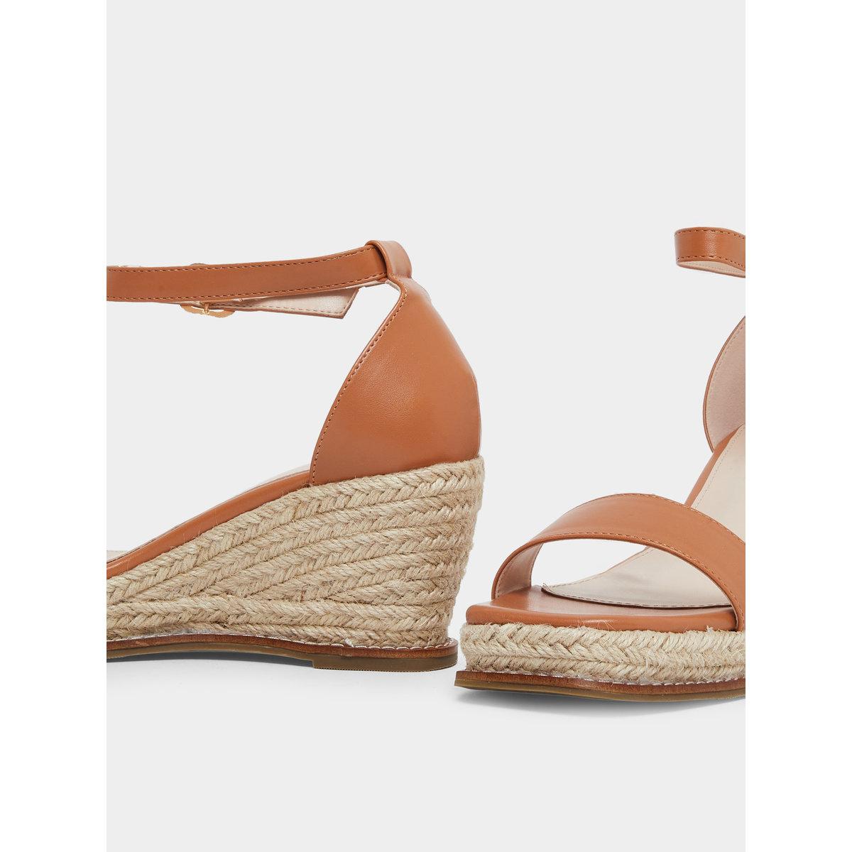 Raid Jazper Brown Ankle Strap Wedge Sandals-women-shoes-sandals-heeled-image-3