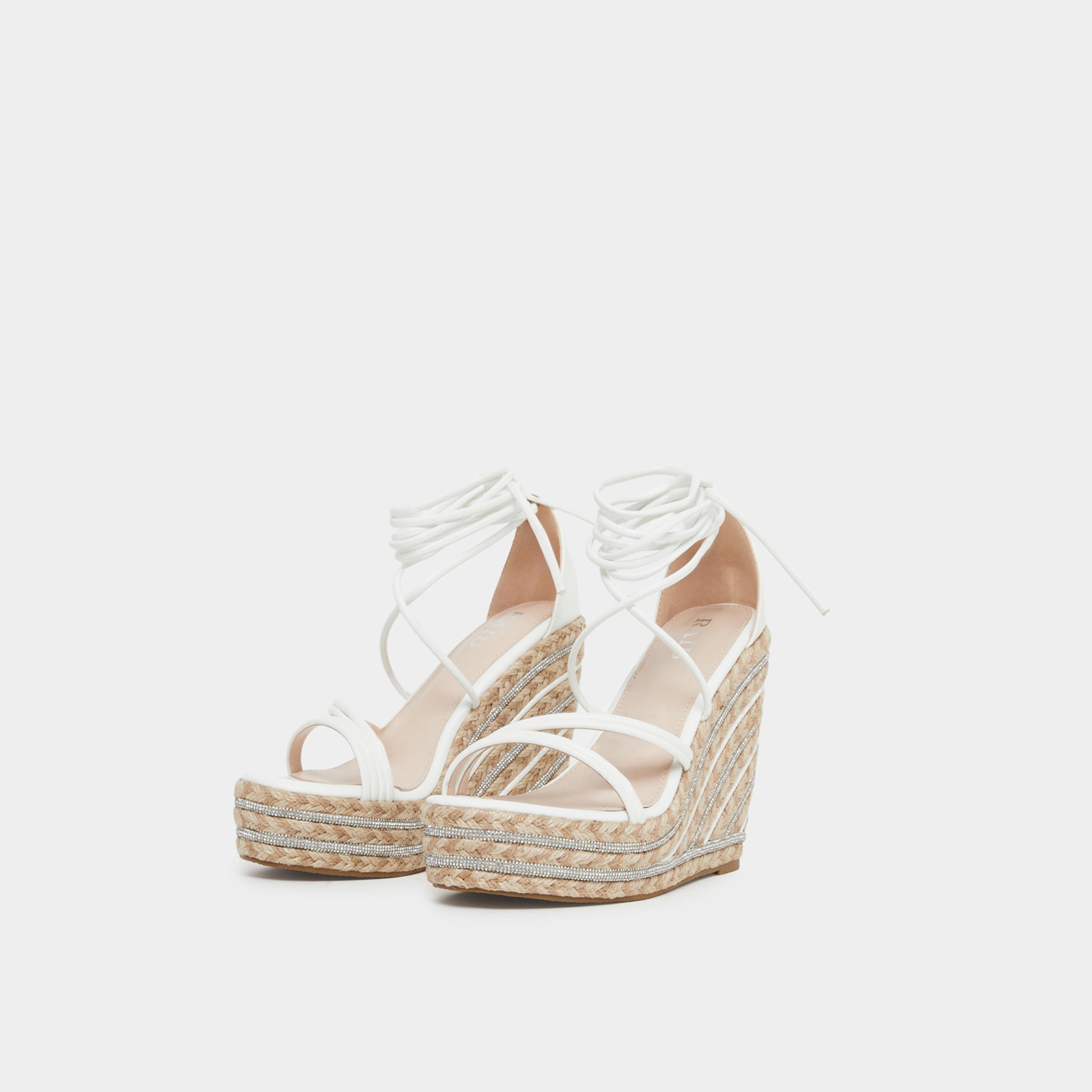 Raid Francis Strappy Tie-Up Embellished Wedge-women-shoes-sandals-heeled-image-1
