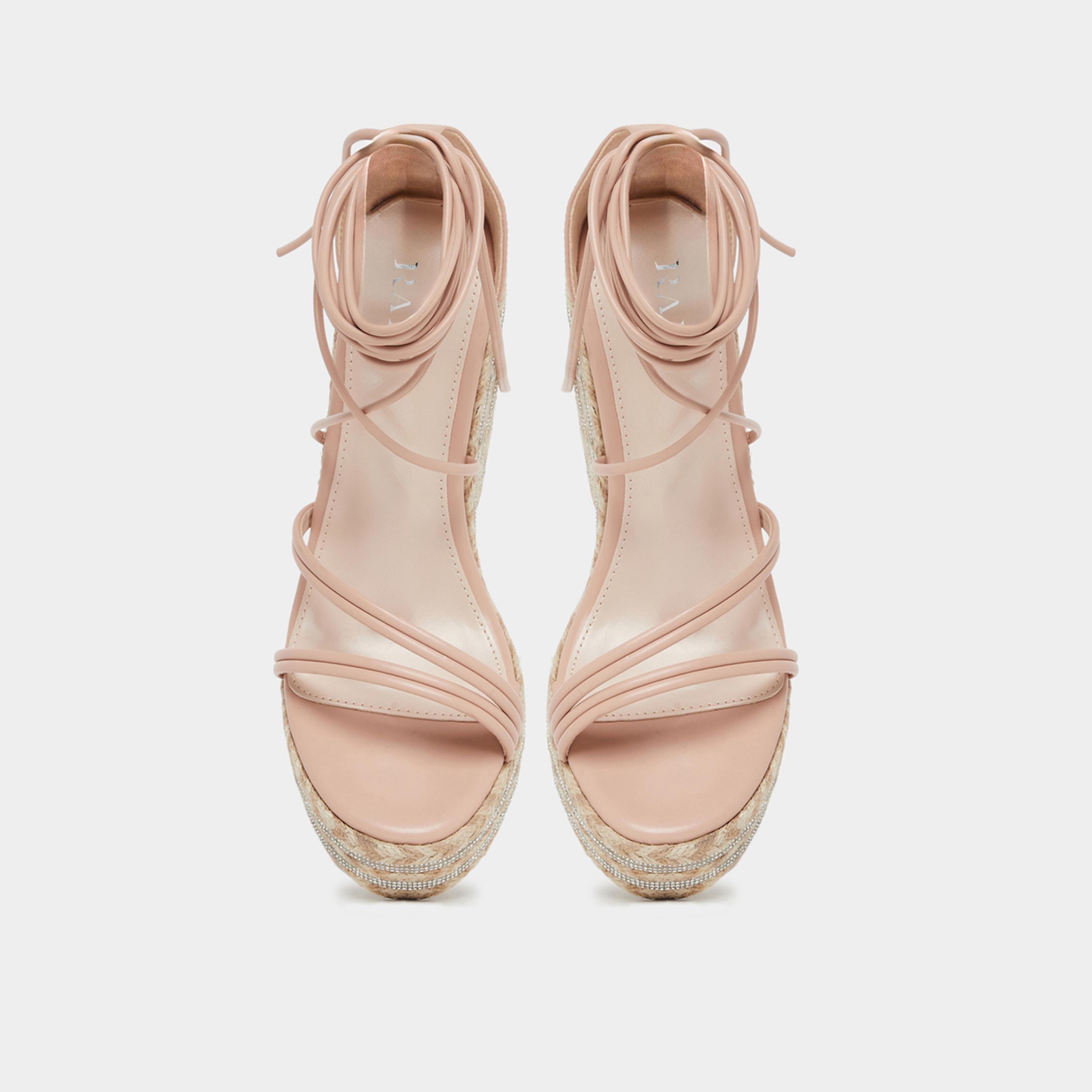 Raid Francis Strappy Tie-Up Embellished Wedge-women-shoes-sandals-heeled-image-3