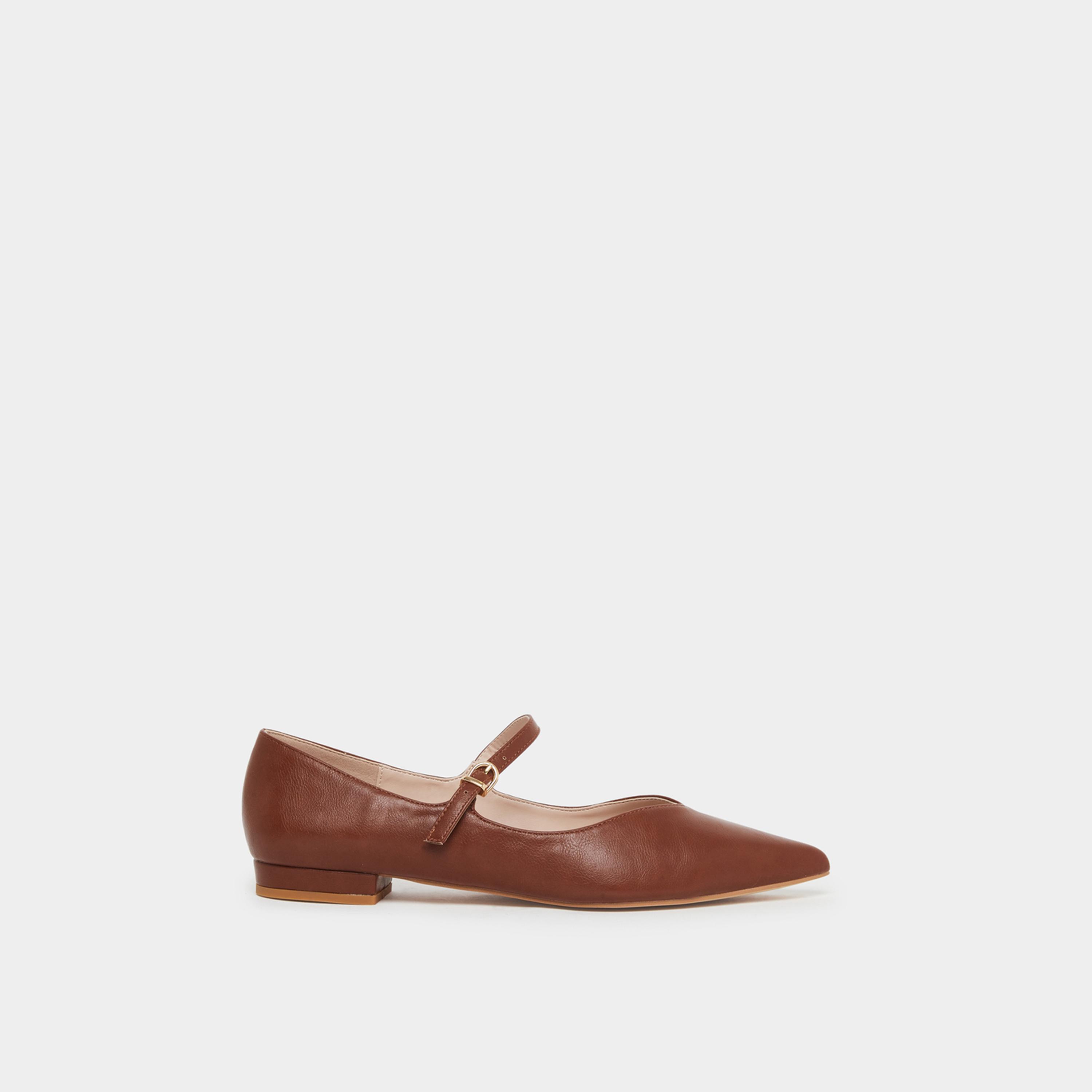 Raid Abha Pointed Toe Buckle Flat Shoes-women-shoes-flats-ballerinas-image-2