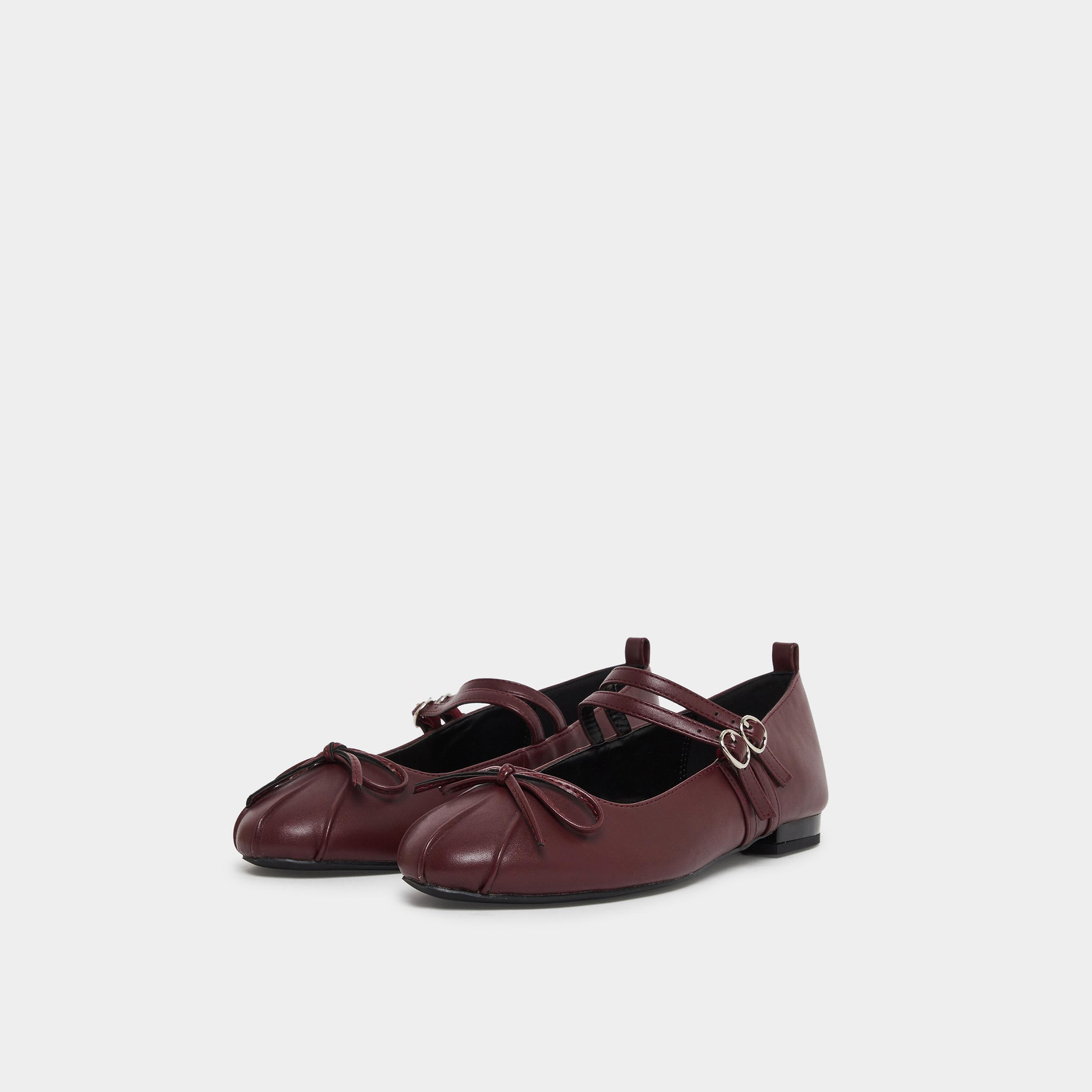 Raid Idol Bow Detail Mary Jane Ballet Flats-women-shoes-heels-image-1