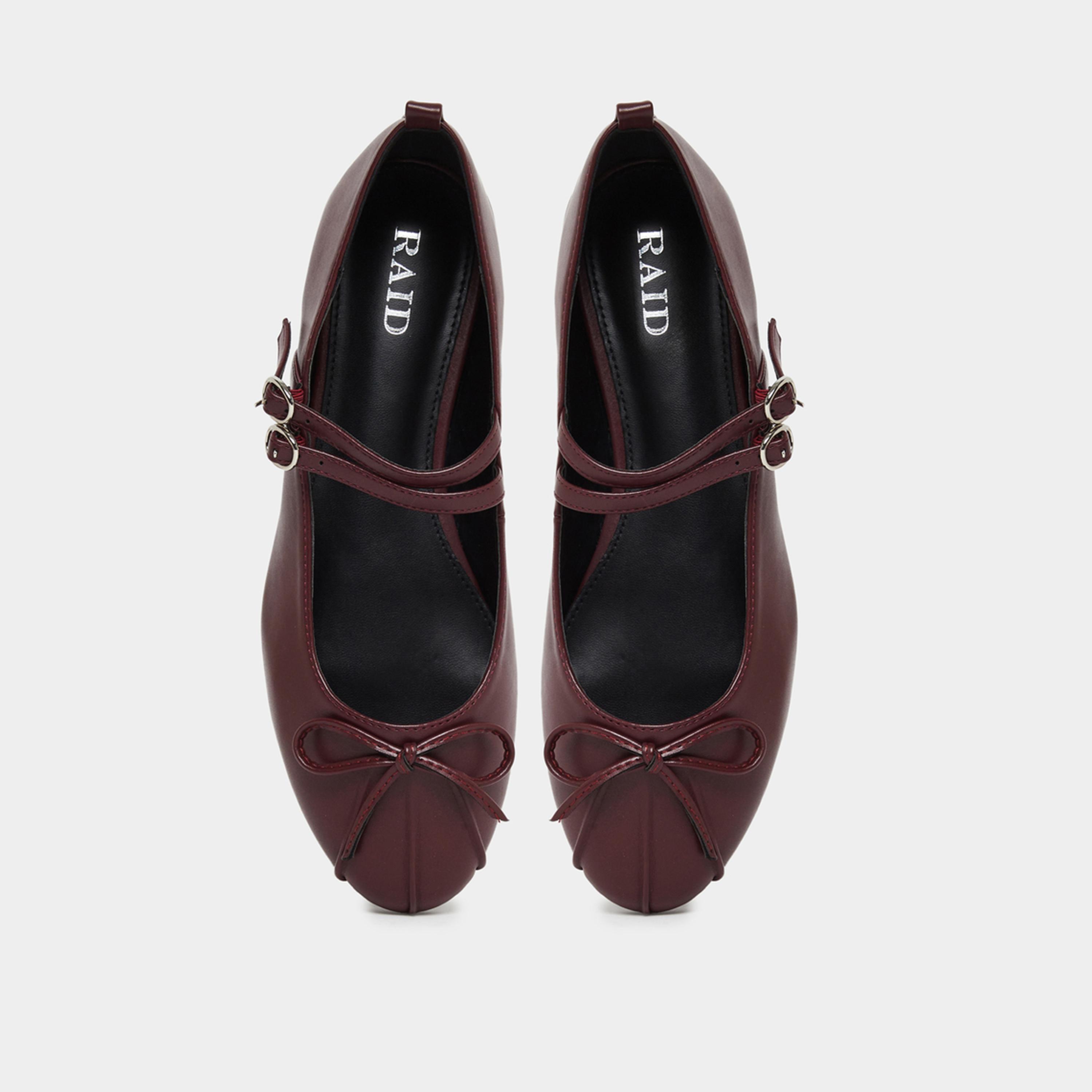 Raid Idol Bow Detail Mary Jane Ballet Flats-women-shoes-heels-image-3