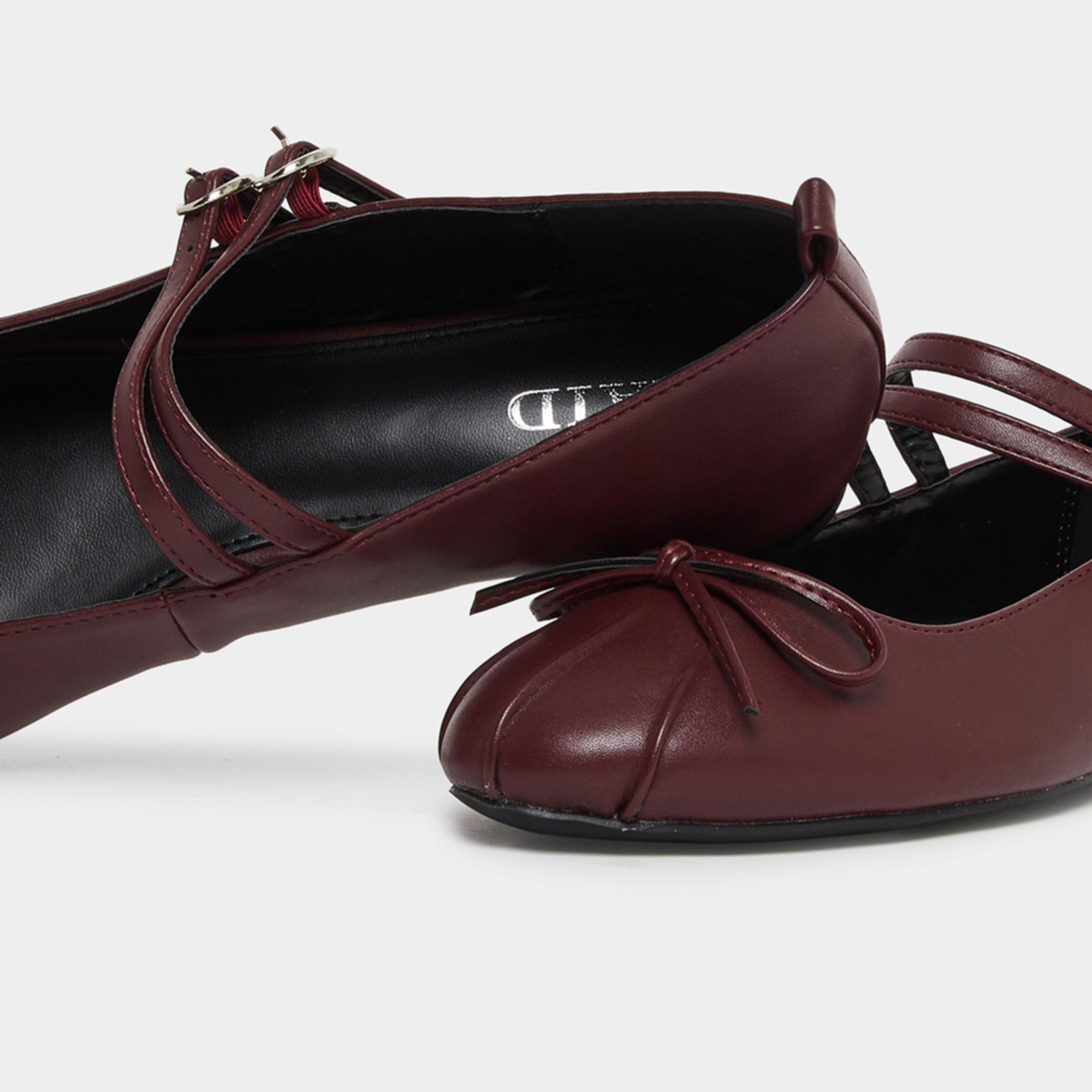 Raid Idol Bow Detail Mary Jane Ballet Flats-women-shoes-heels-image-4