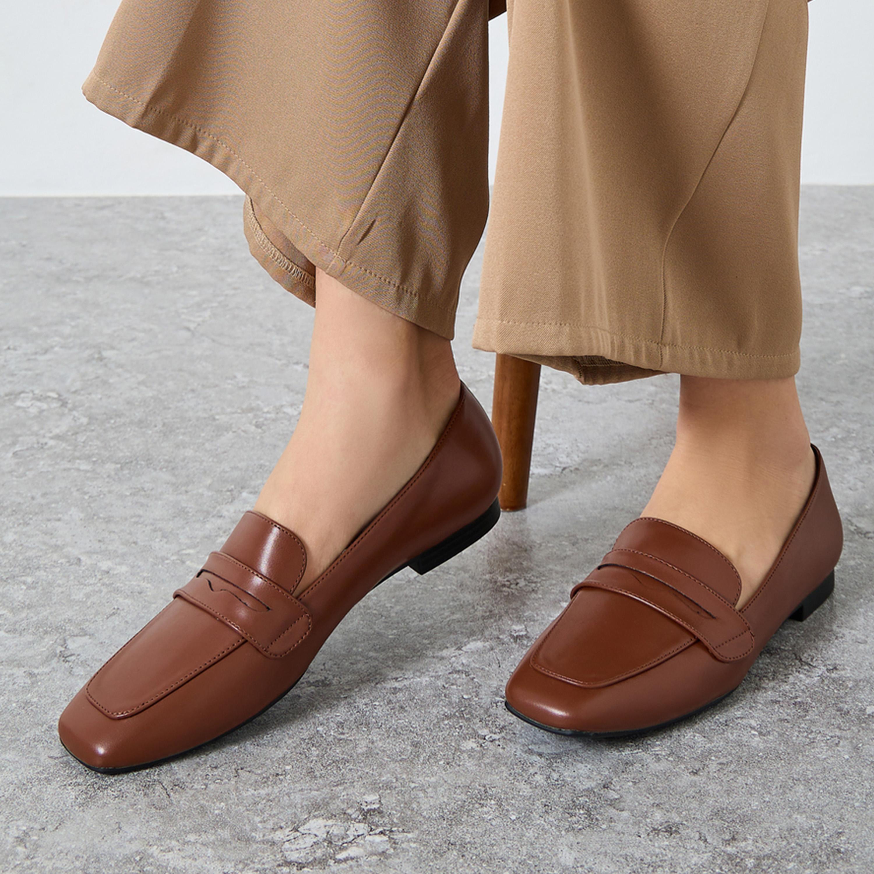 Raid Levissa Square Toe Loafers-women-shoes-flats-loafers-image-2