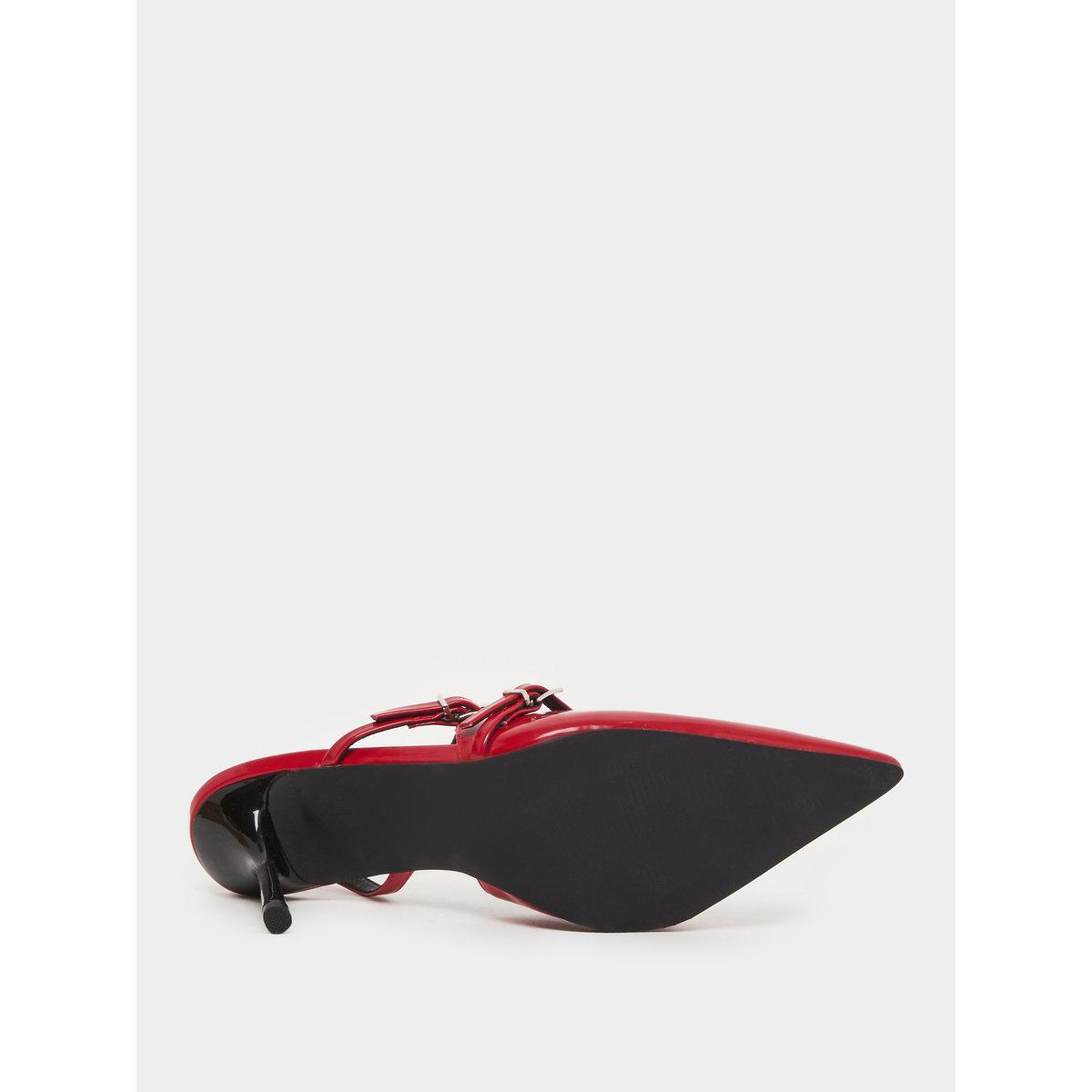 Raid Red Strappy Buckled High Heel Pumps-women-shoes-heels-image-7
